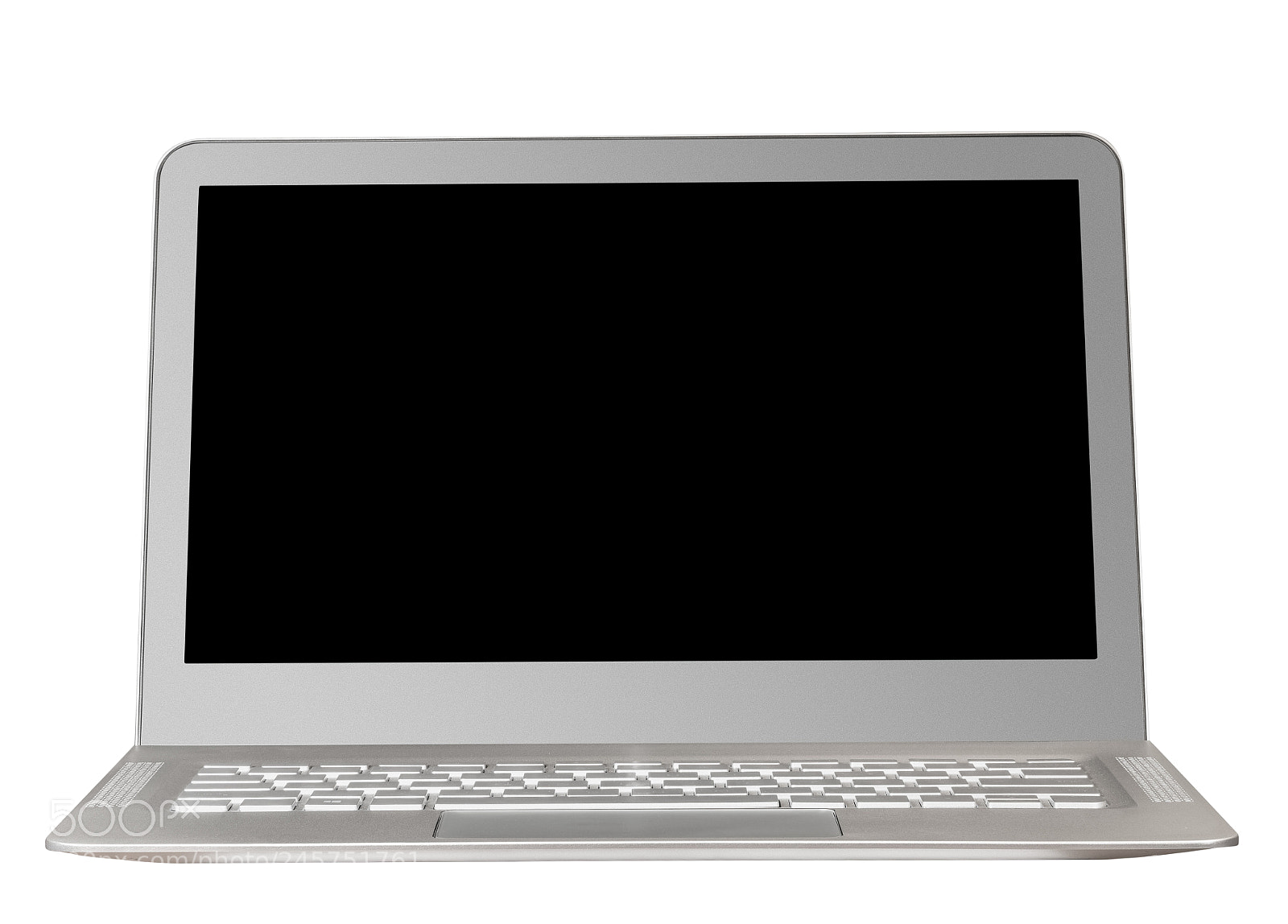 Sony a7R II sample photo. Modern grey metal laptop photography