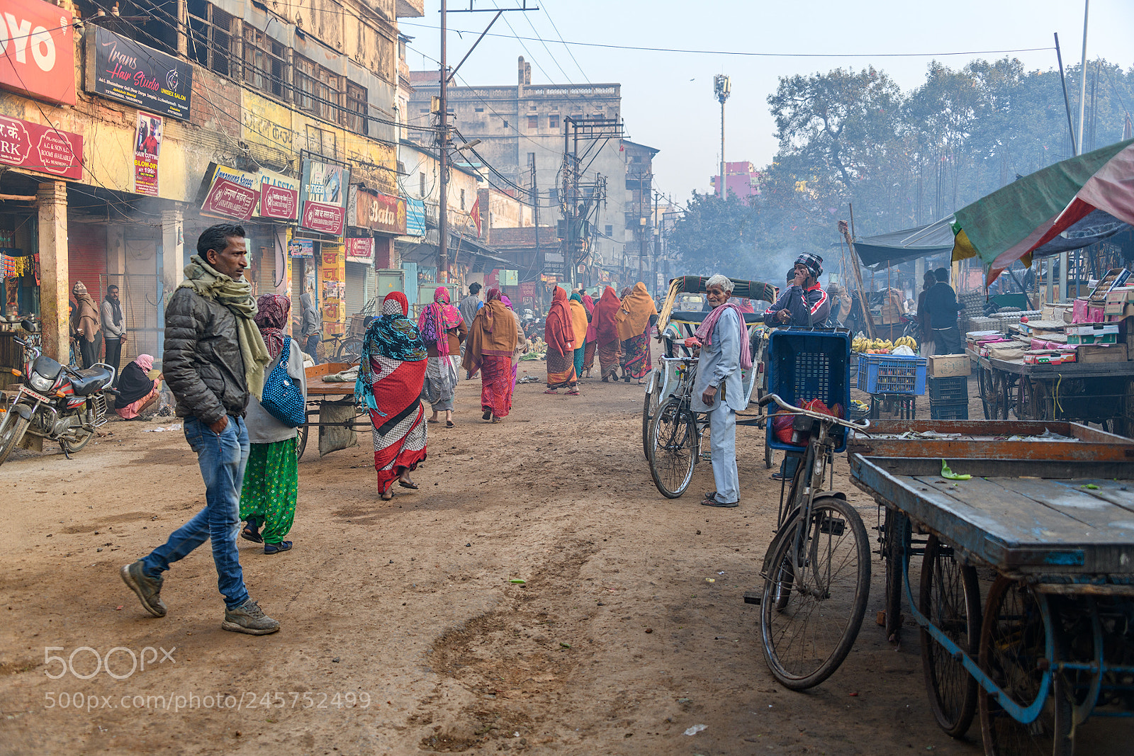 Nikon D850 sample photo. Varanasi street scene photography