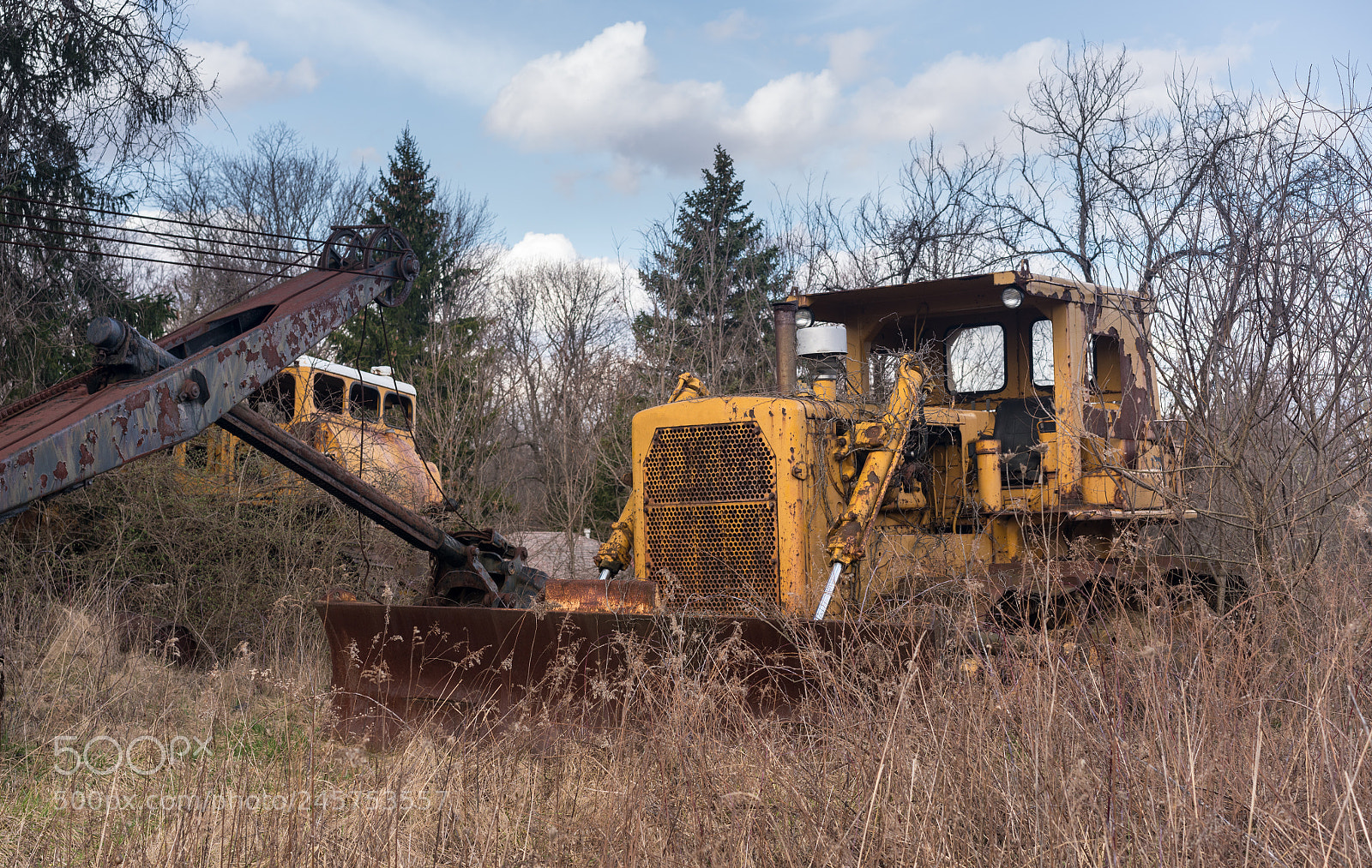 Sony a7R II sample photo. Abandoned heavy construction truck photography