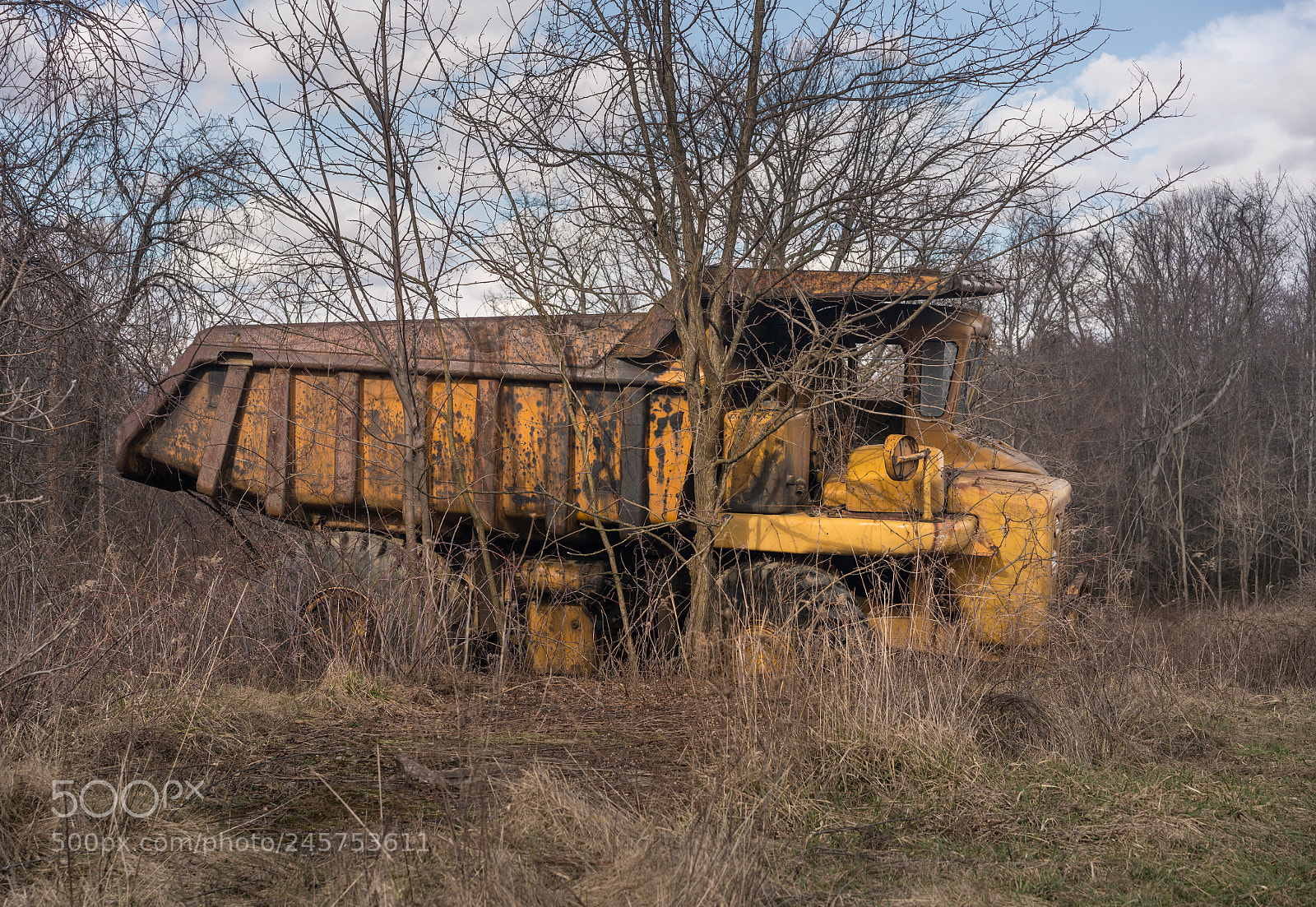 Sony a7R II sample photo. Abandoned heavy construction truck photography