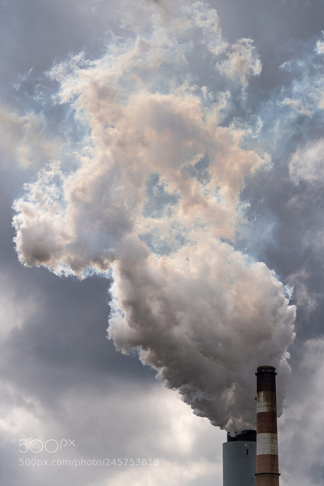 Sony a7R II sample photo. Smoke from coal powered photography