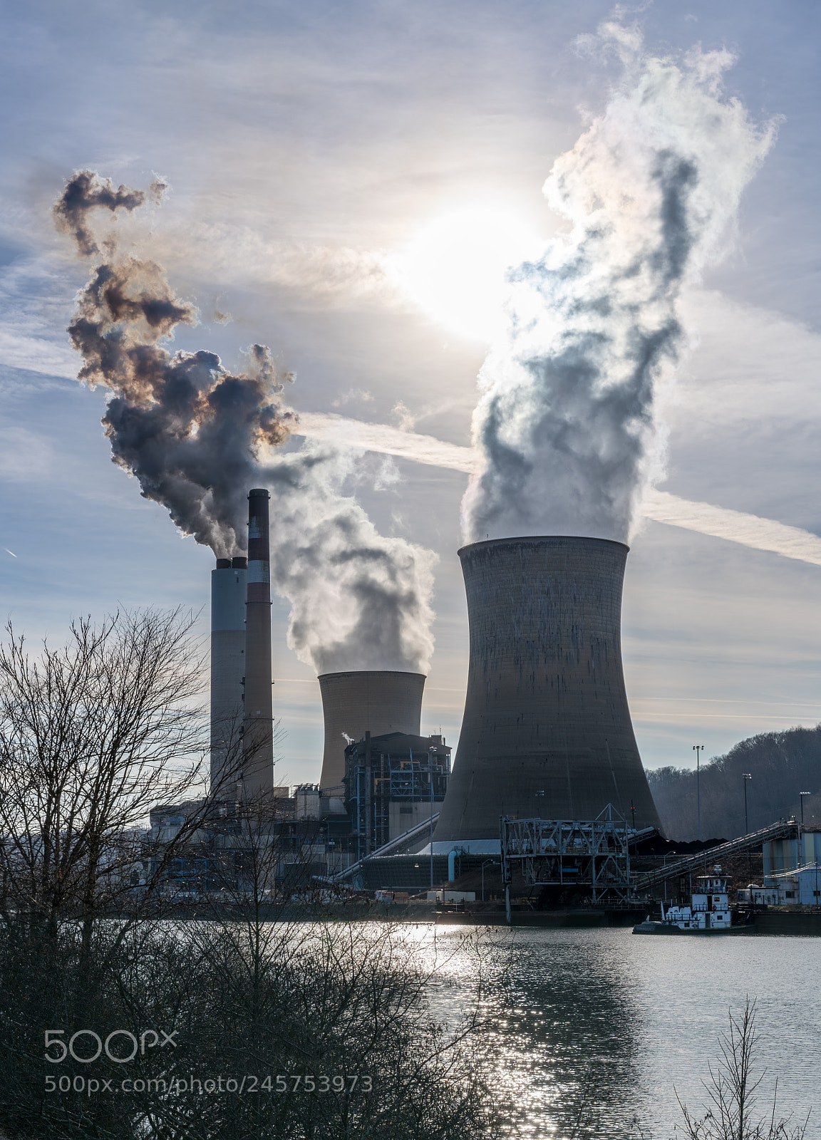 Sony a7R II sample photo. Smoke from coal powered photography