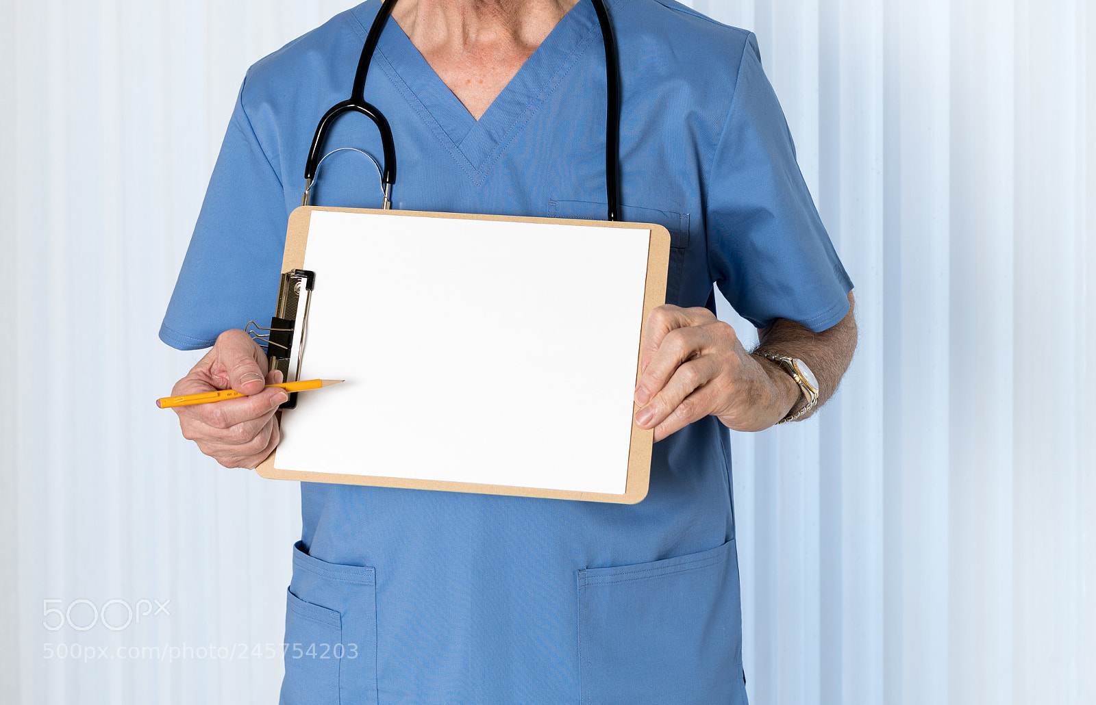 Sony a7R II sample photo. Senior doctor in scrubs photography