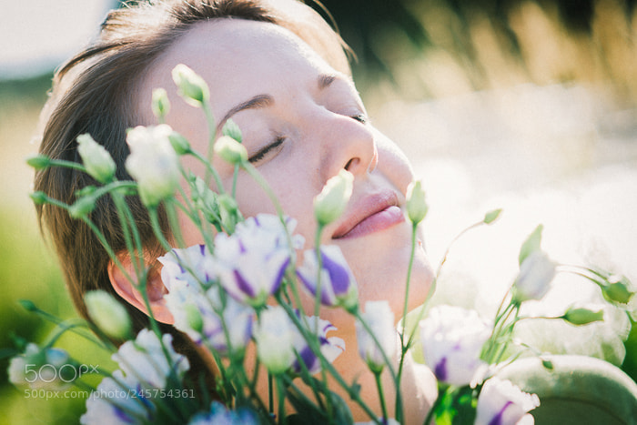 Nikon D600 sample photo. Violet blossoms photography