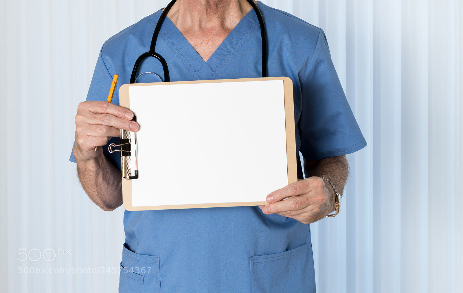 Sony a7R II sample photo. Senior doctor in scrubs photography