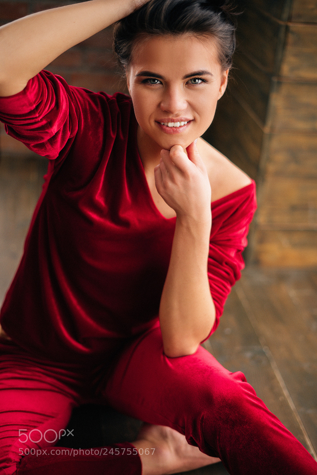 Sony a7R II sample photo. Lady in red photography