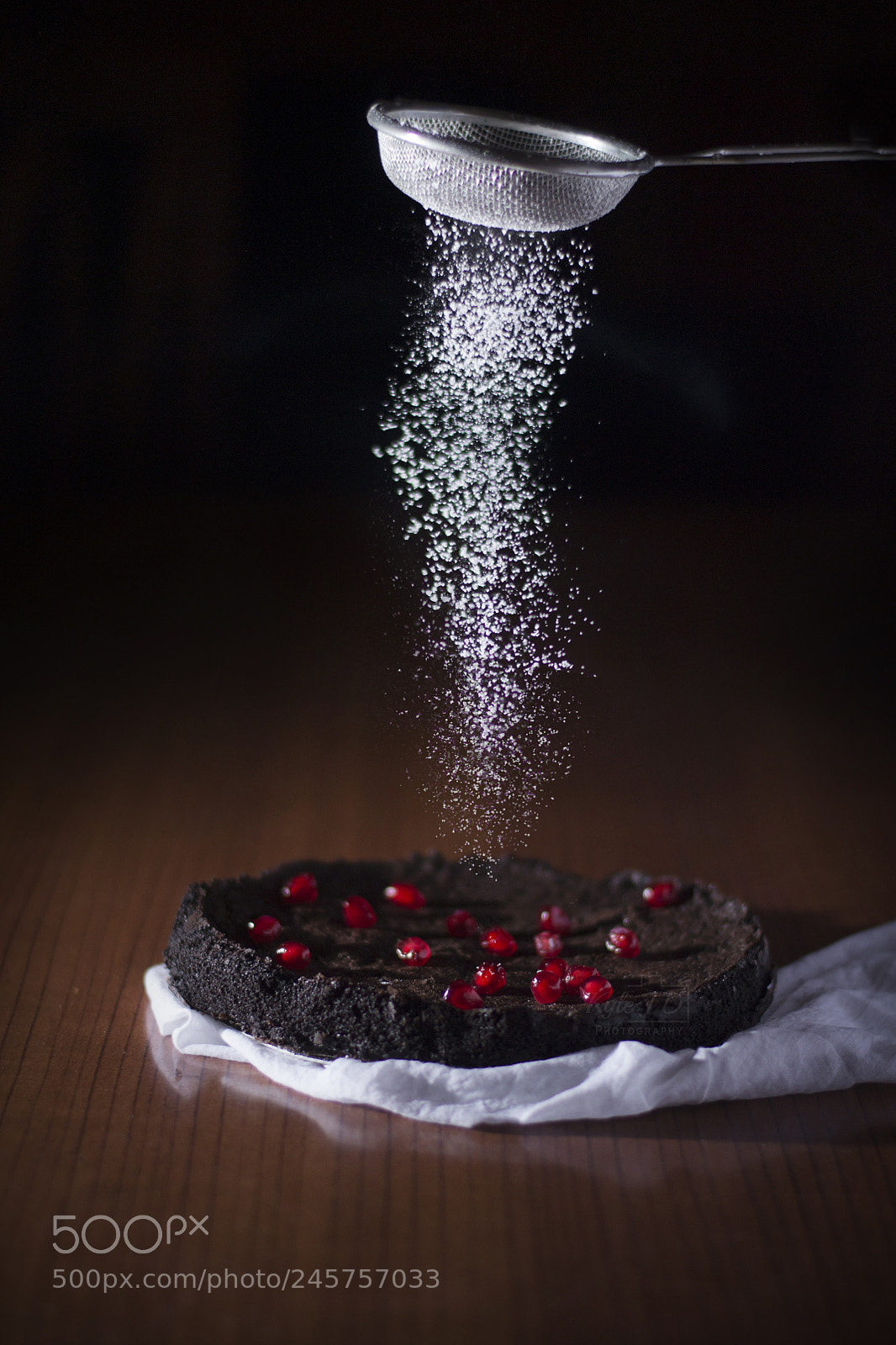 Nikon D3100 sample photo. Dark chocolate brownie photography