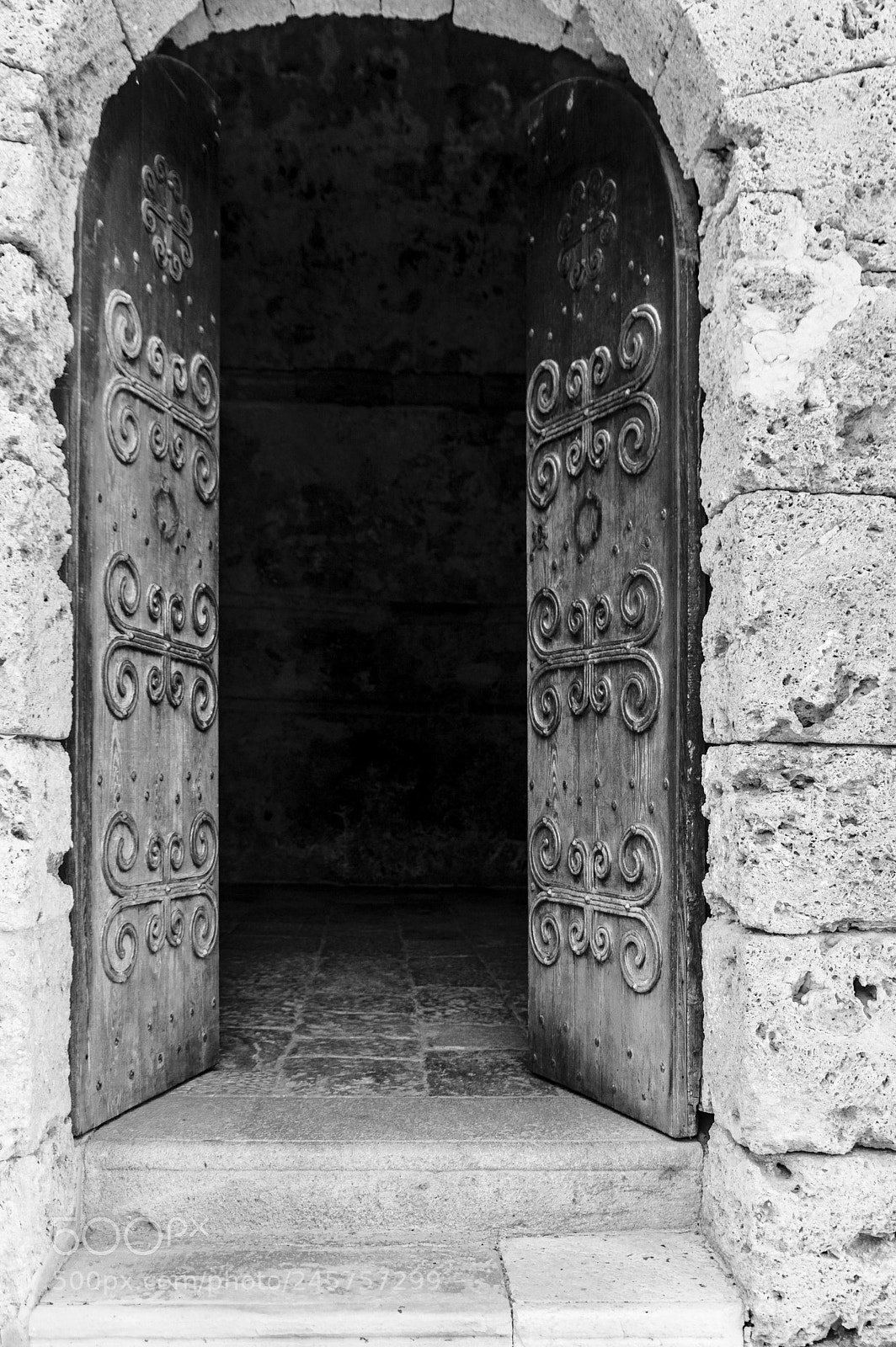 Pentax K-3 sample photo. Door in santes creus photography