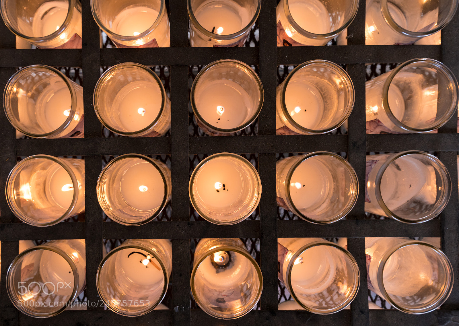 Sony a7R II sample photo. Rows of votive candles photography