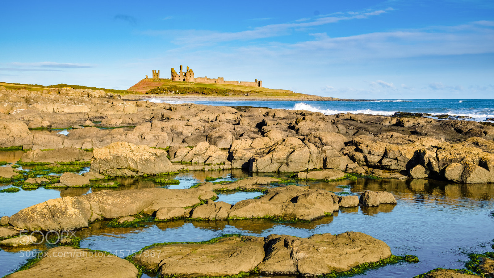 Fujifilm X-T2 sample photo. Dunstanburgh castle photography