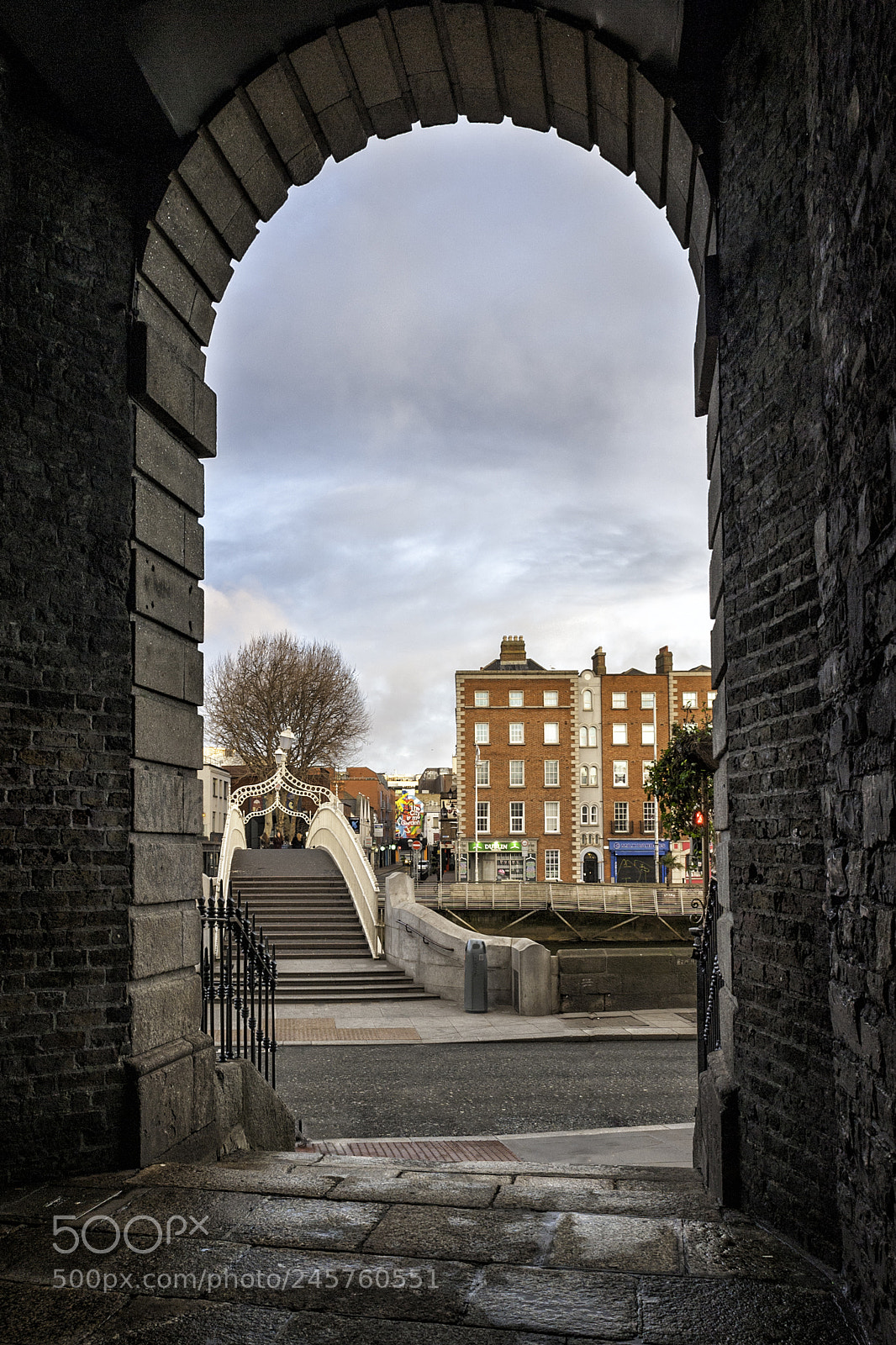 Nikon D700 sample photo. Ha'penny bridge photography