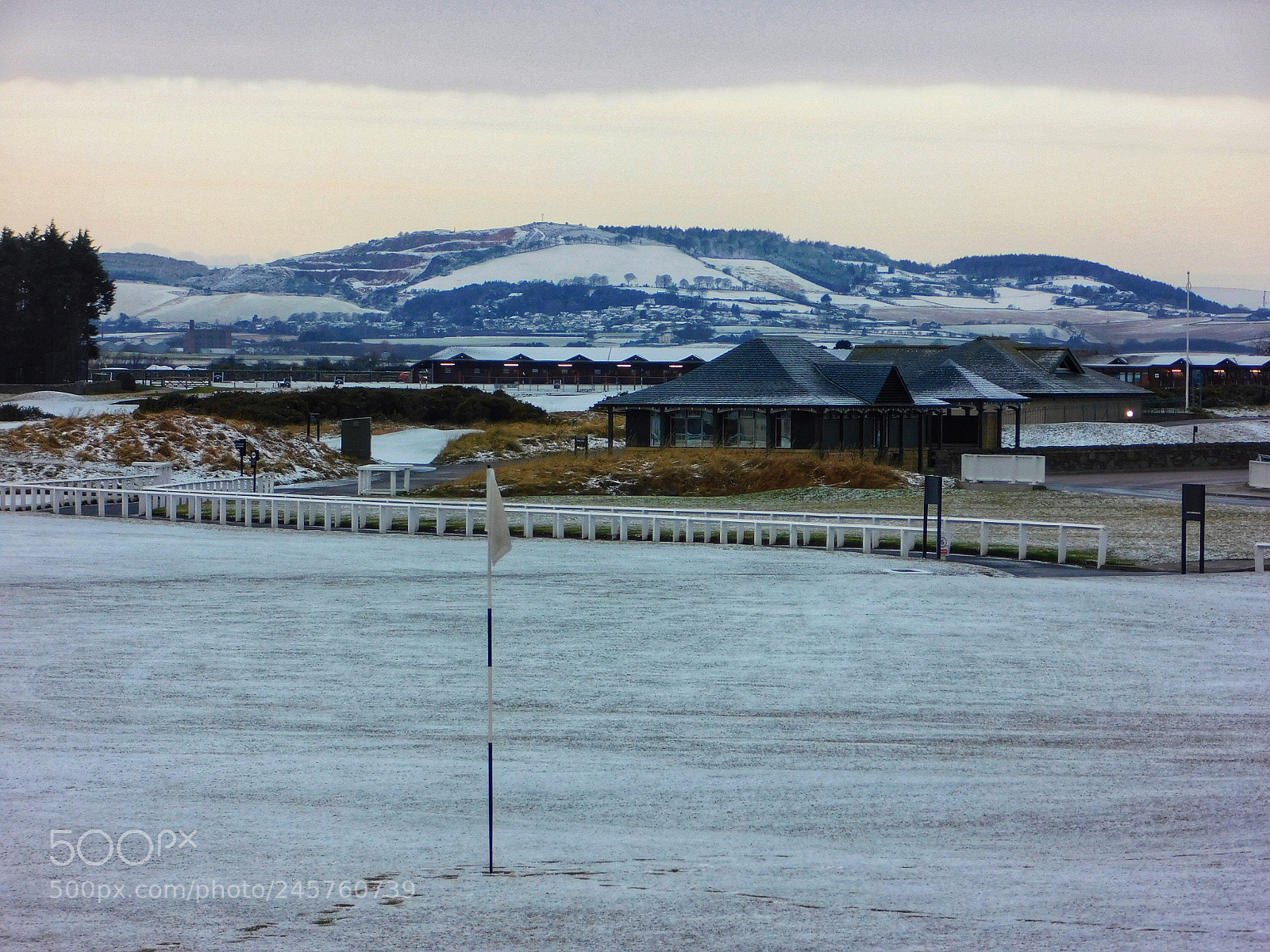 Nikon Coolpix B500 sample photo. Old course in snow photography