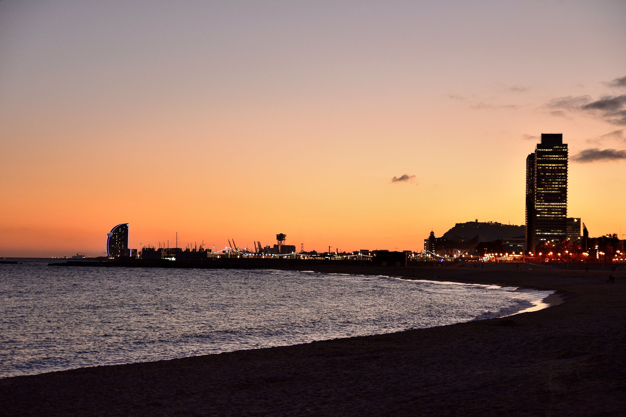 Sigma 17-50mm F2.8 EX DC OS HSM sample photo. Sunset coast barcelona photography