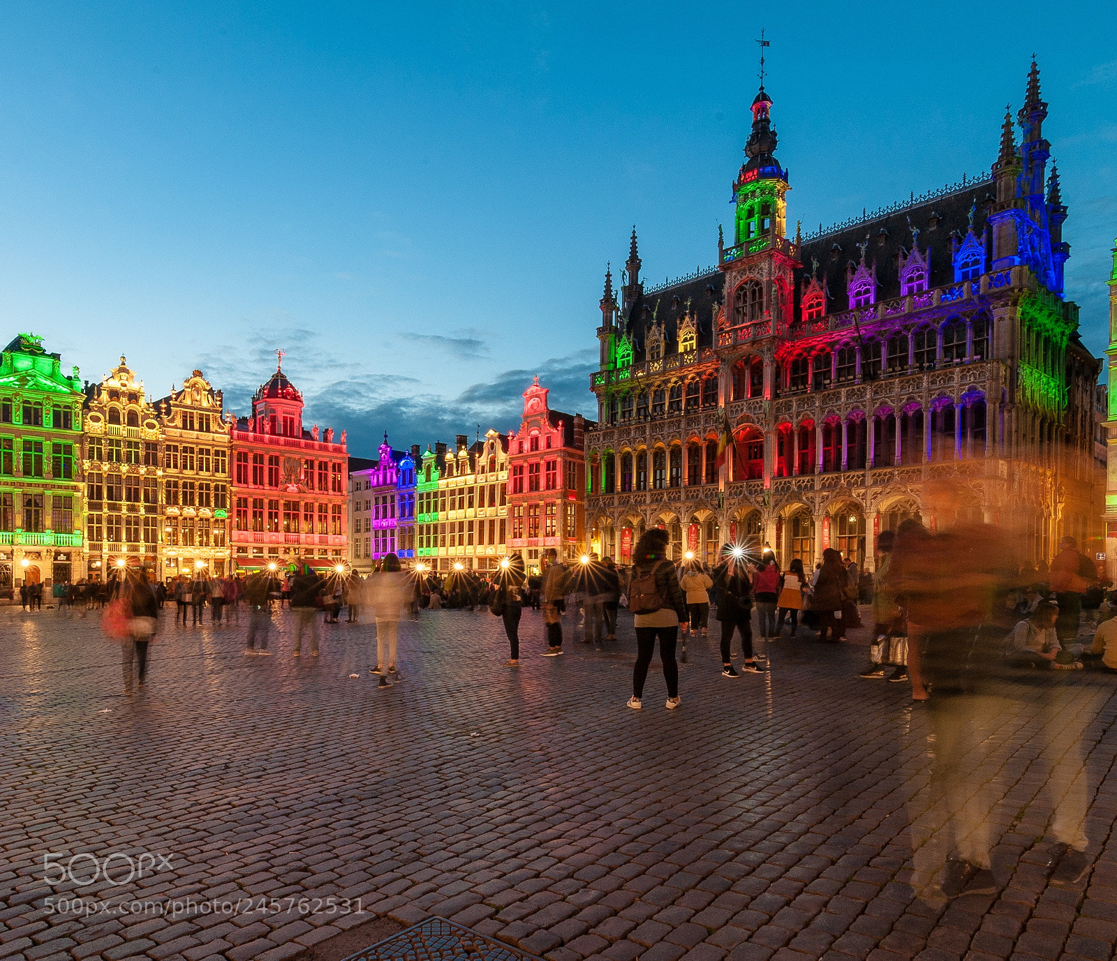 Nikon D700 sample photo. Grand place bruselas photography