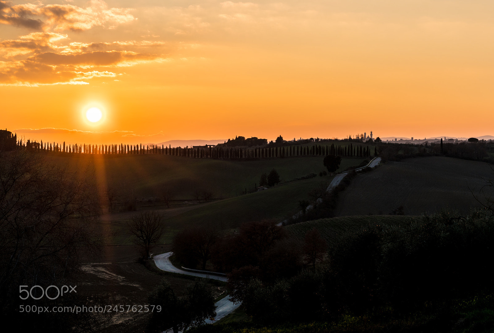 Sony a7R II sample photo. Siena skyline photography