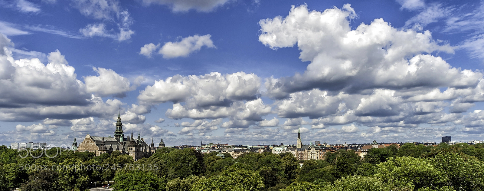 Nikon D700 sample photo. Stockholm panorama photography