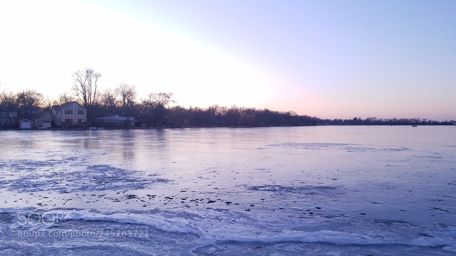 Samsung Galaxy S7 Edge sample photo. Frozen lake photography