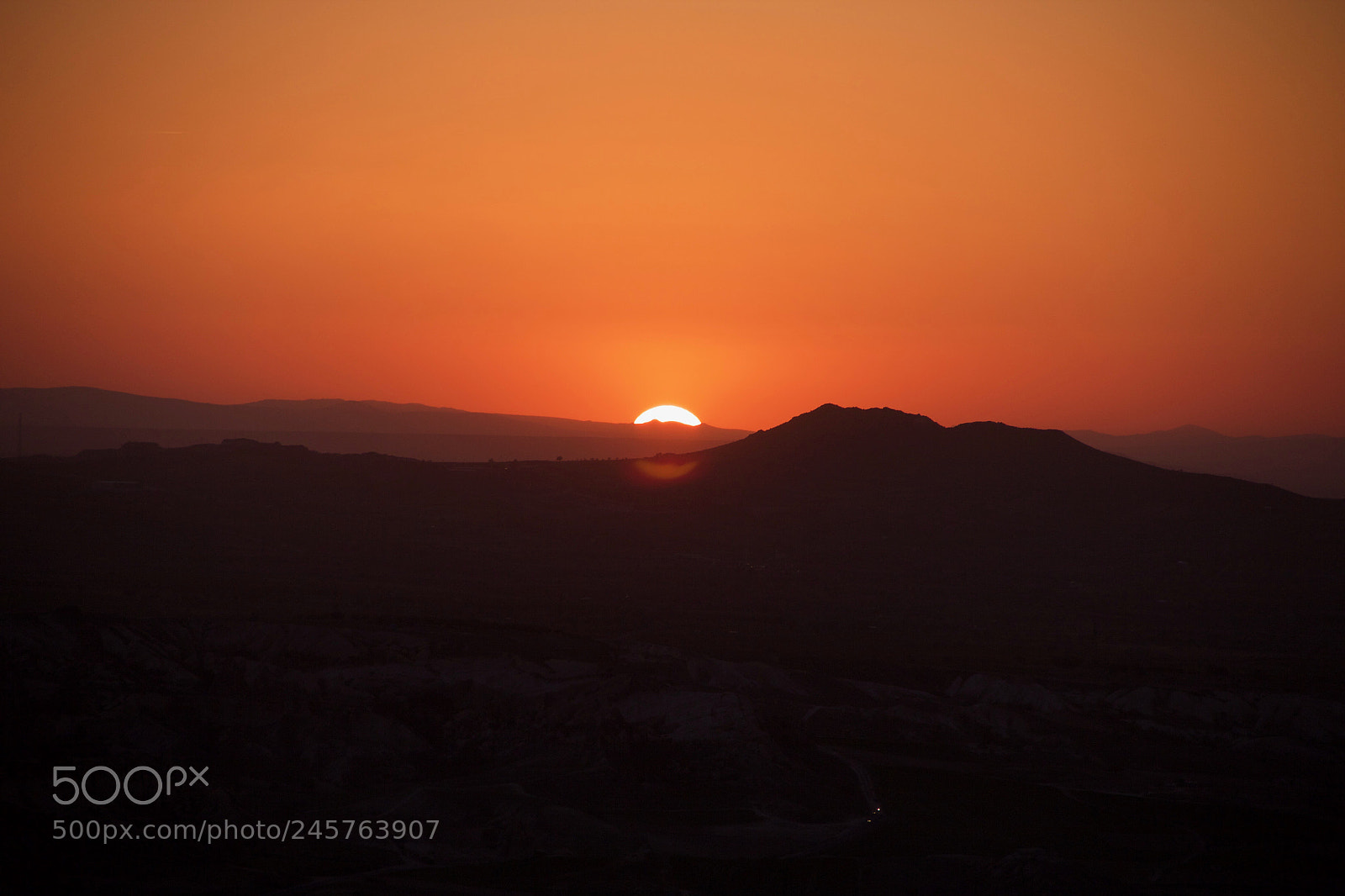 Canon EOS 60D sample photo. Sunset in cappadocia photography