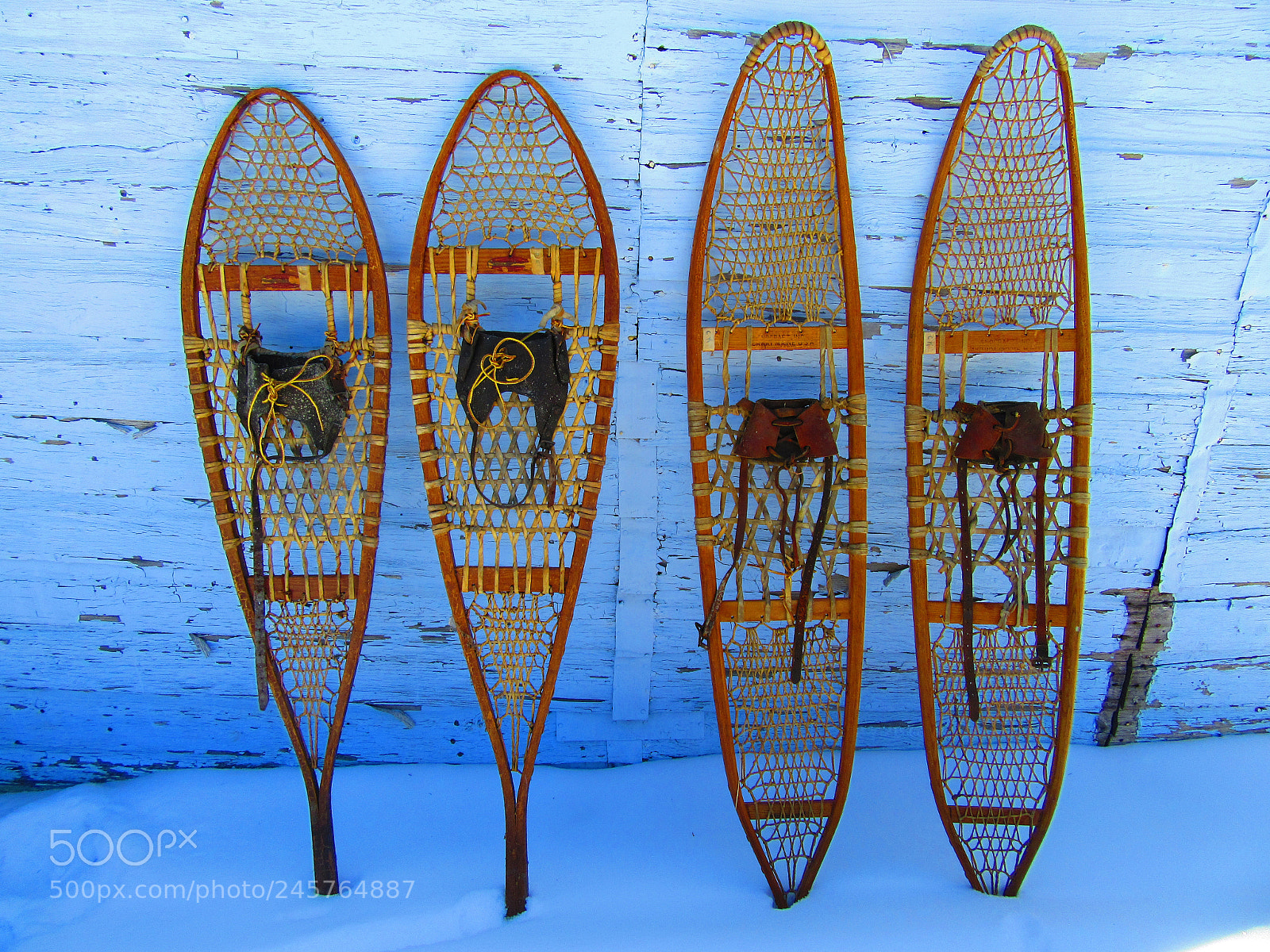 Canon PowerShot SX610 HS sample photo. Snow shoes photography