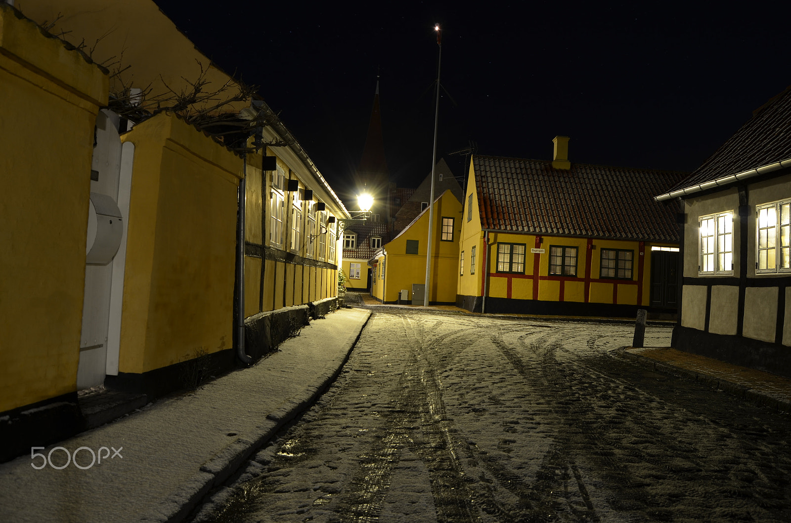 Nikon D5100 sample photo. Rønne aften photography