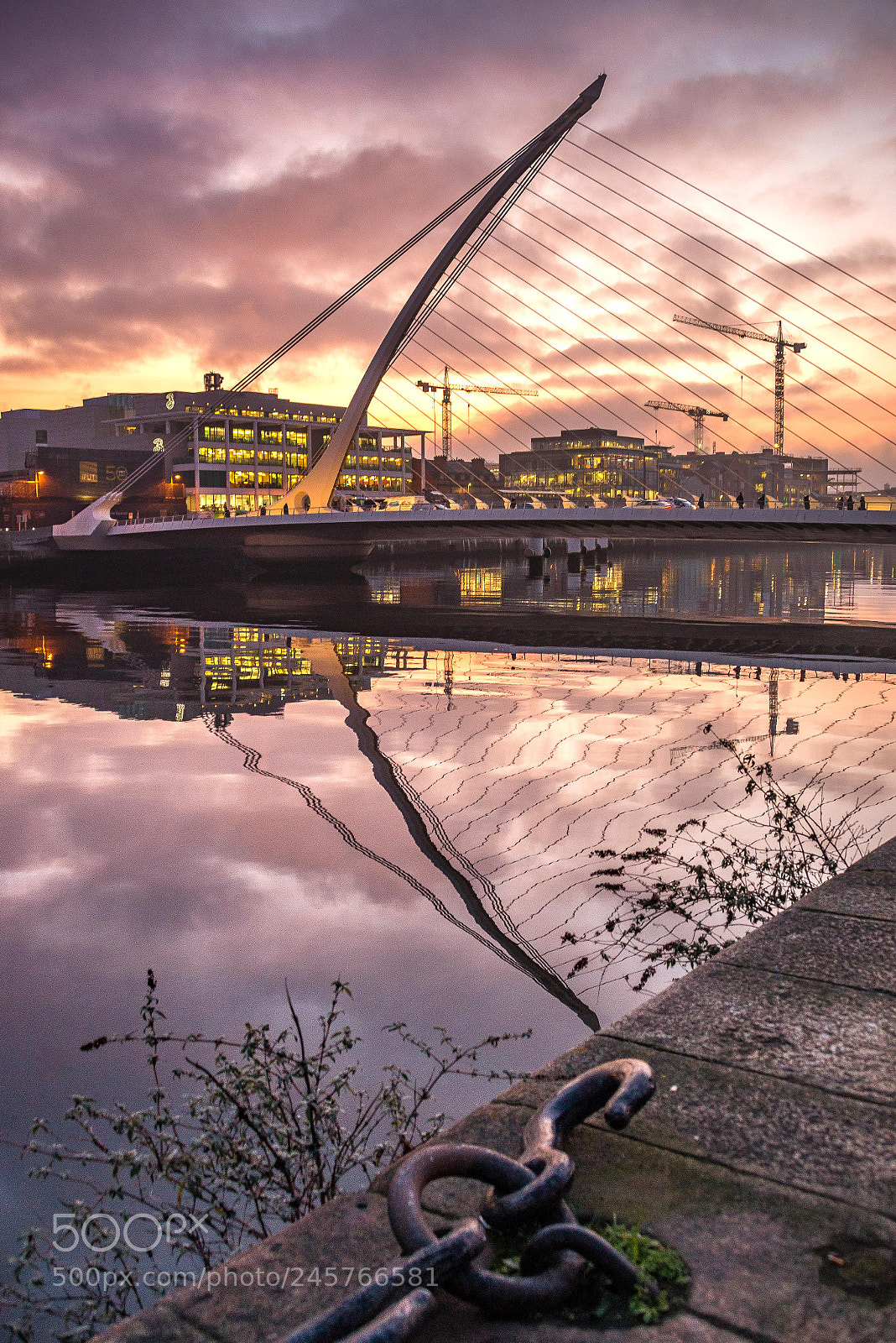 Nikon D610 sample photo. Dublin sunset photography