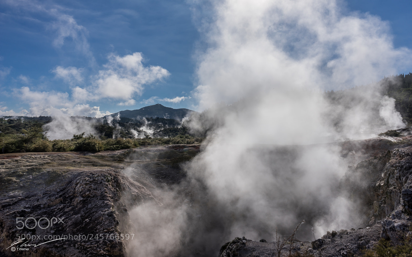 Sony a7 sample photo. New zealand wai-o-tapu photography