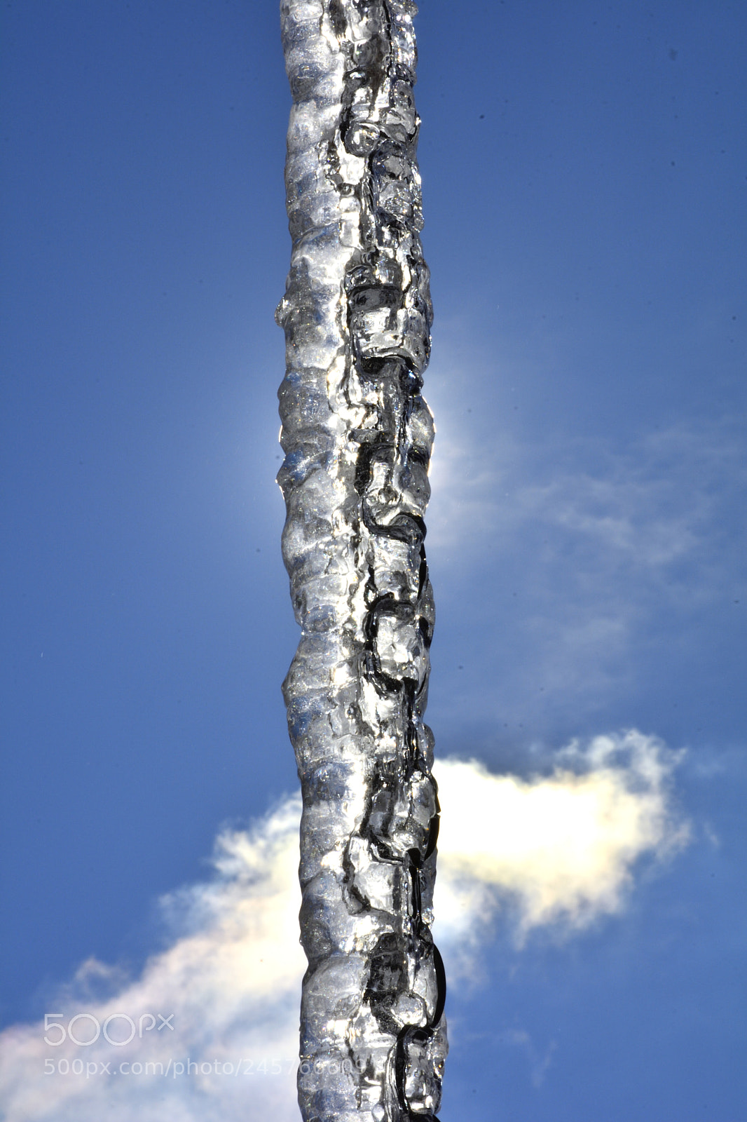 Nikon D7100 sample photo. _frozen chain photography