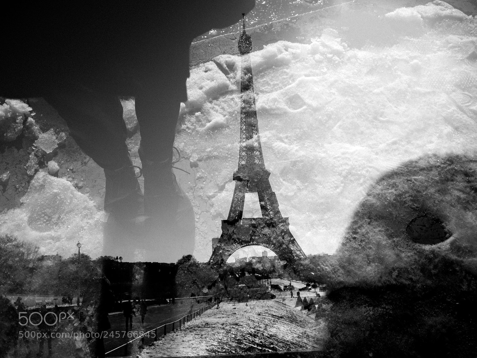 Olympus PEN E-P1 sample photo. Cold cold paris photography