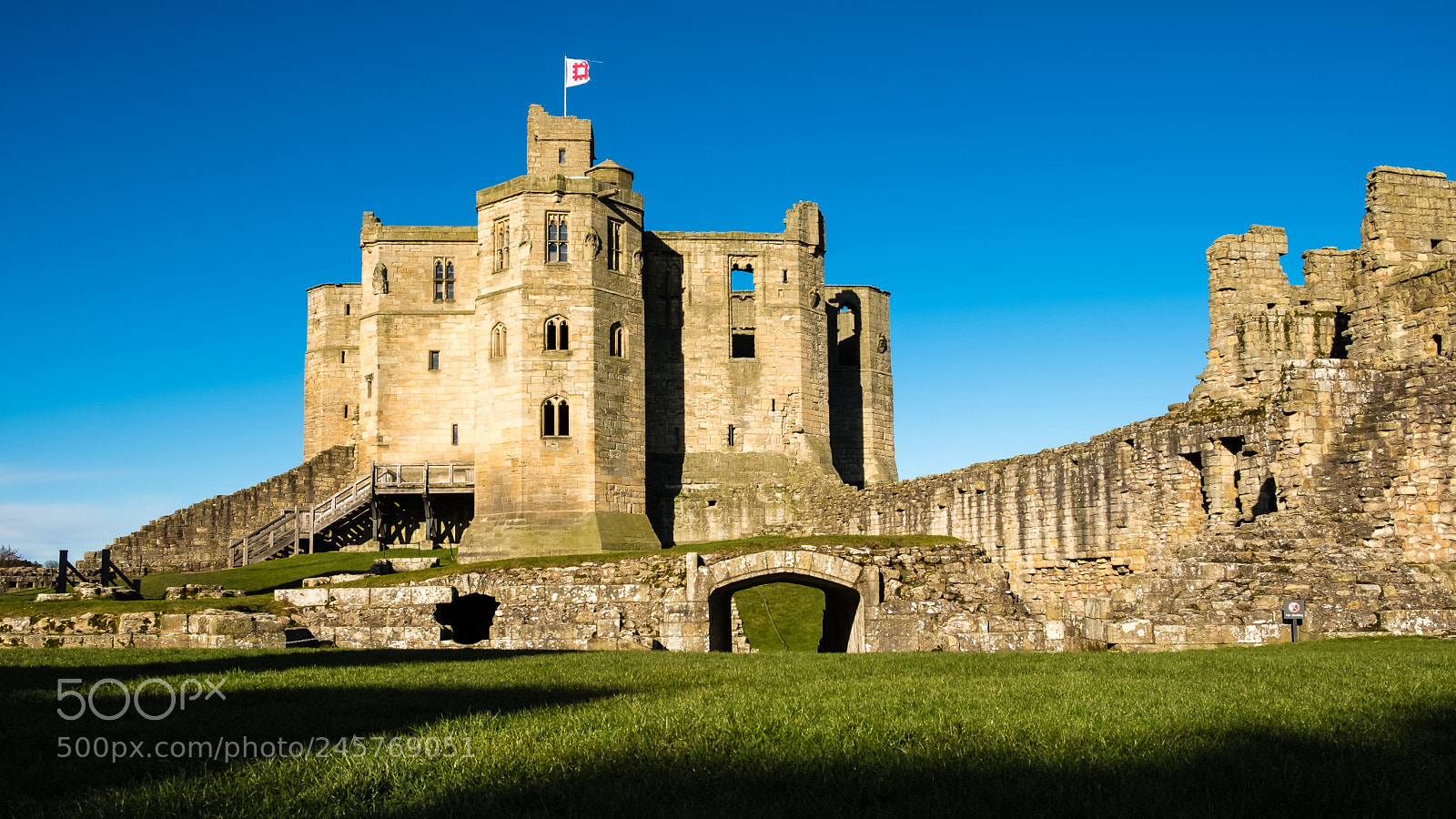 Fujifilm X-T2 sample photo. Warkworth castle photography