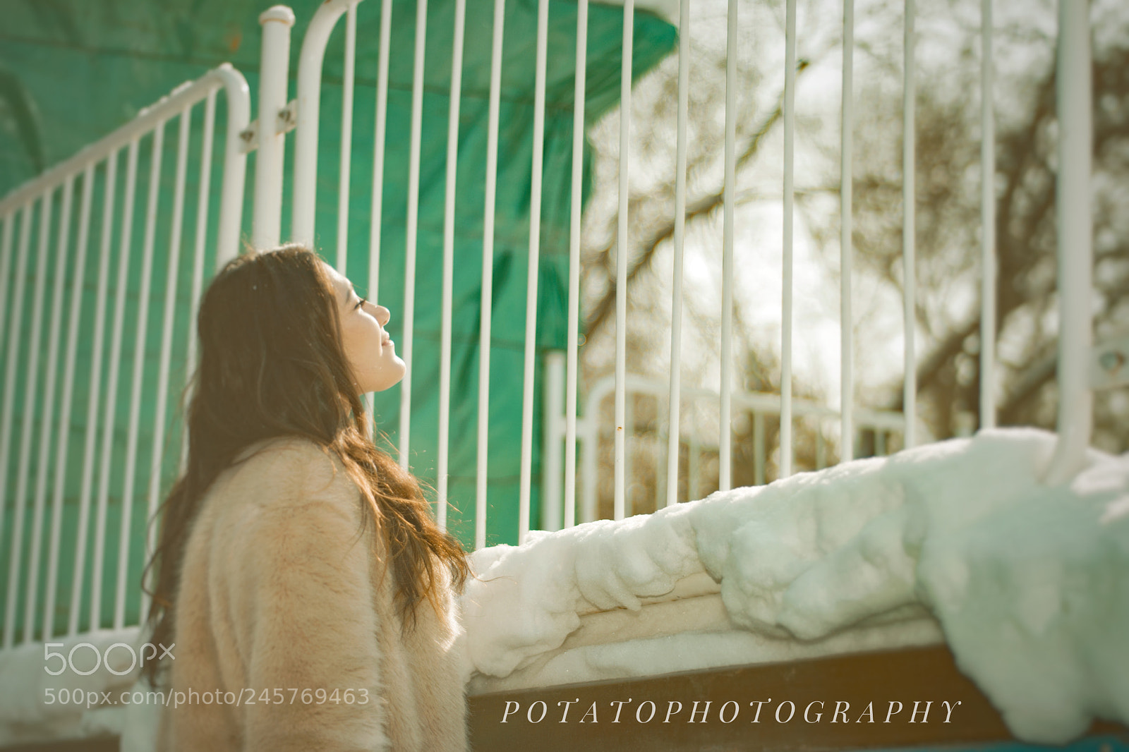 Nikon D7100 sample photo. Snow girl and kursaal photography