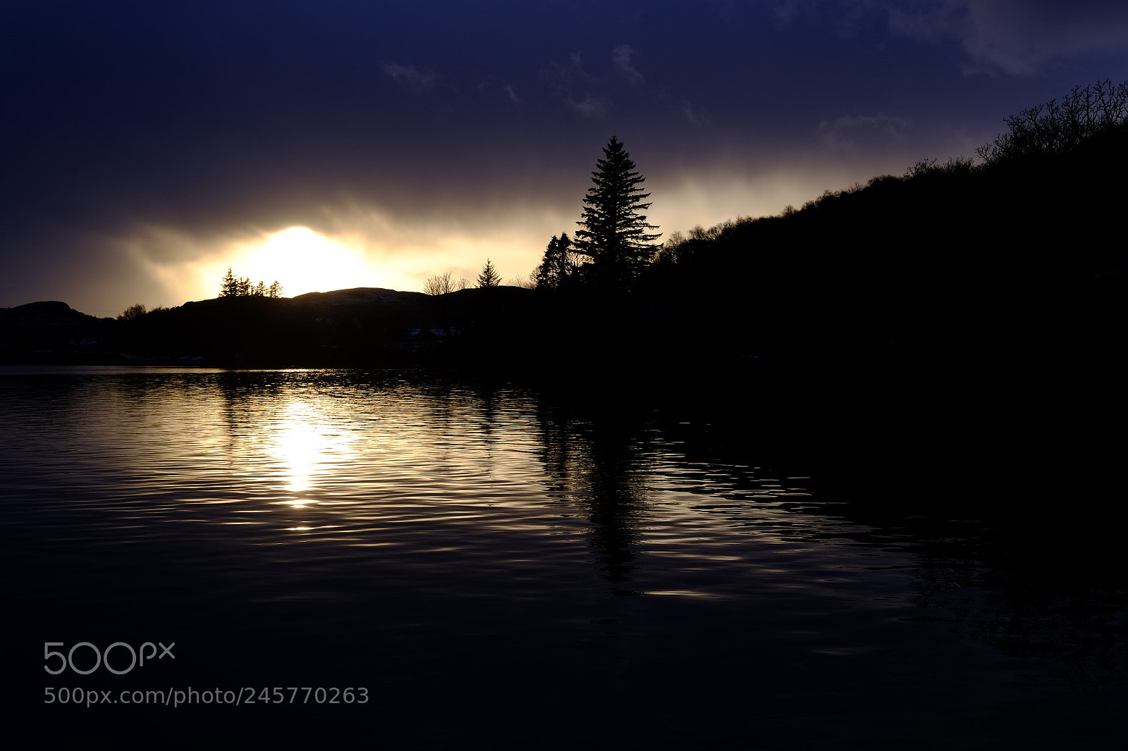 Fujifilm X-E2 sample photo. Sunset on loch morar photography
