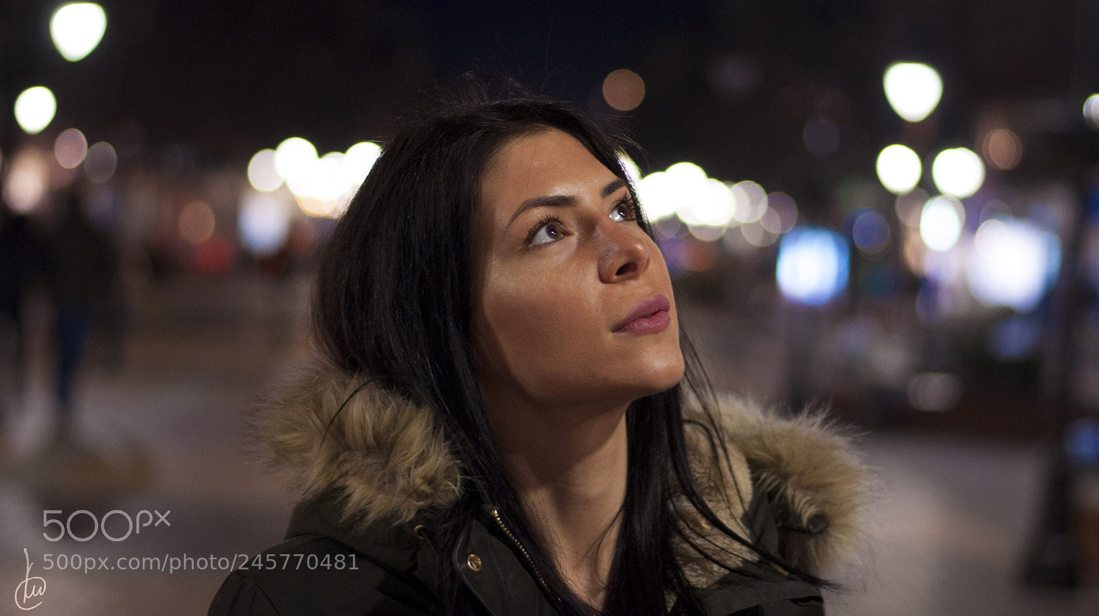 Nikon D90 sample photo. Simple night portrait photography