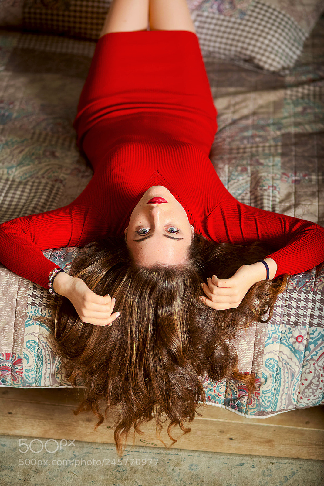 Nikon D610 sample photo. Lady in red photography