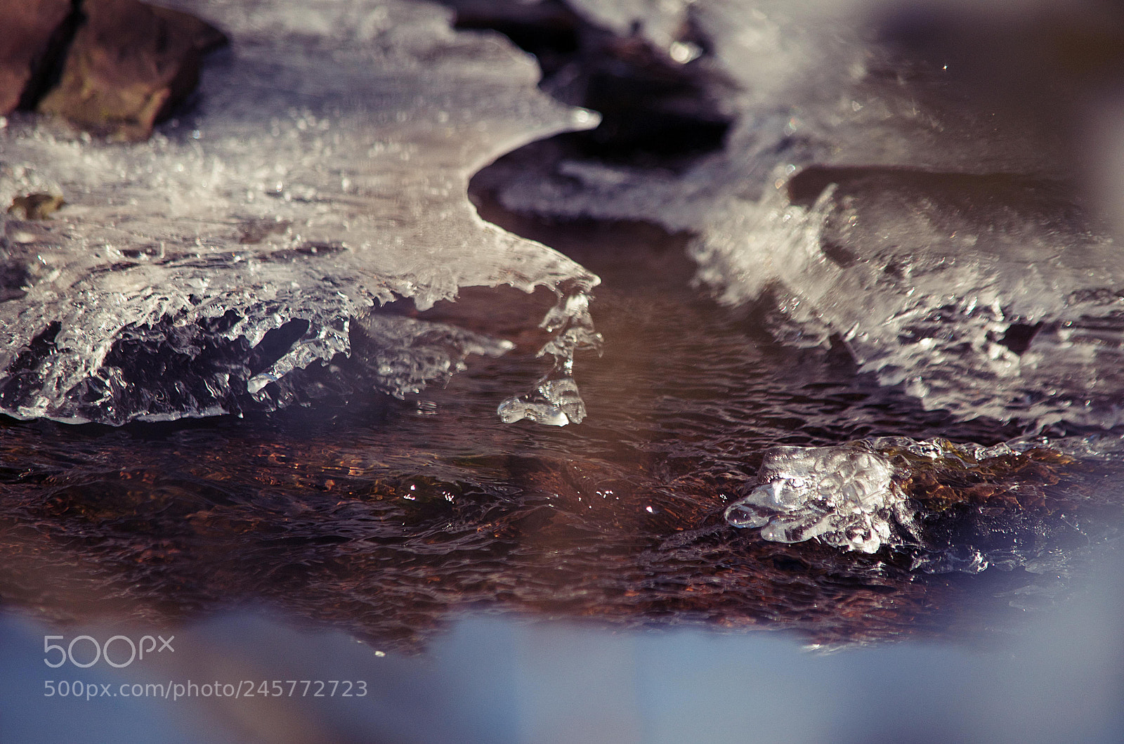 Nikon D5100 sample photo. Ice and water photography