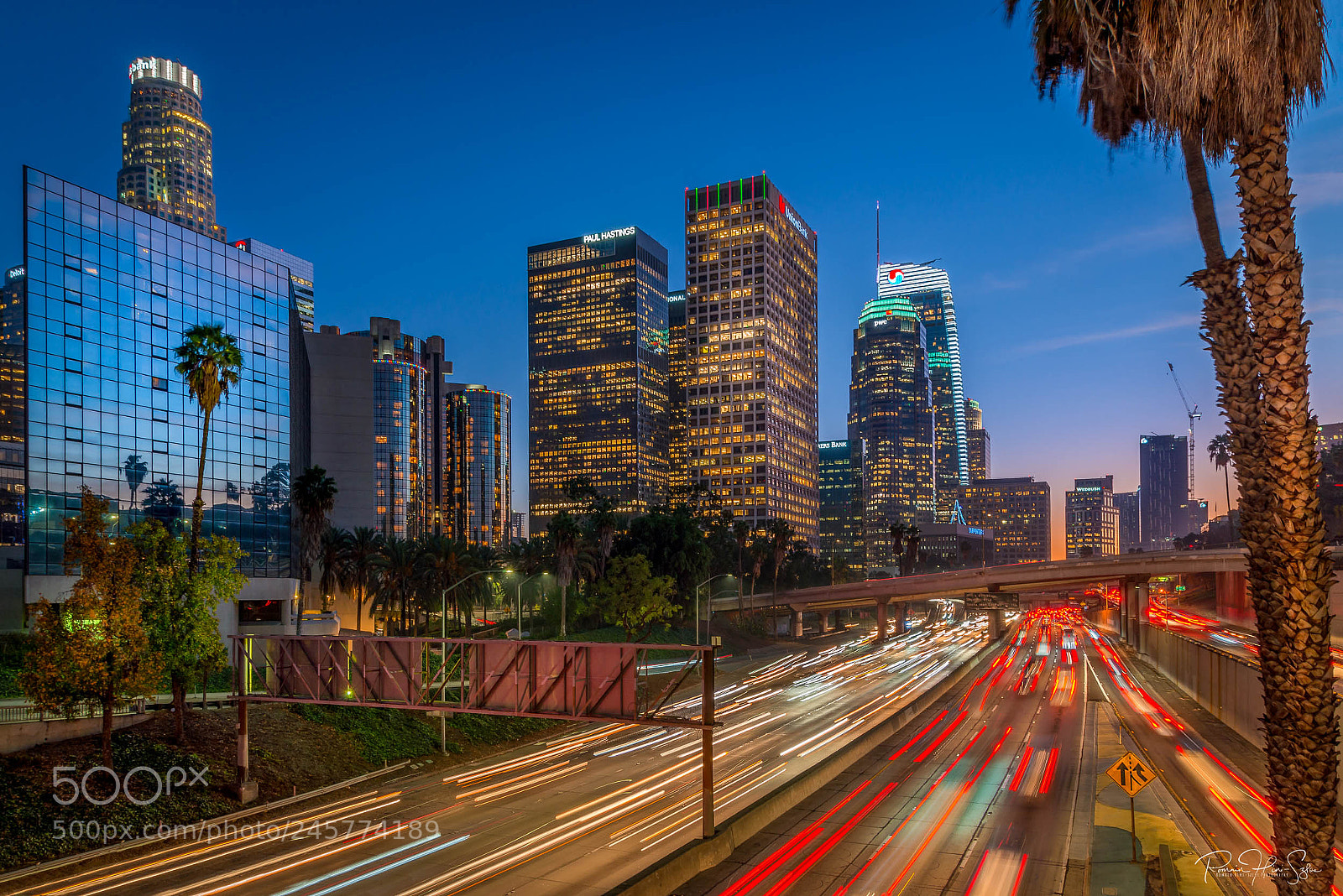 Nikon D610 sample photo. Downtown by night photography