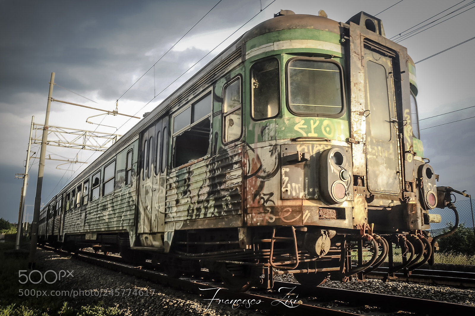 Nikon D90 sample photo. Train photography