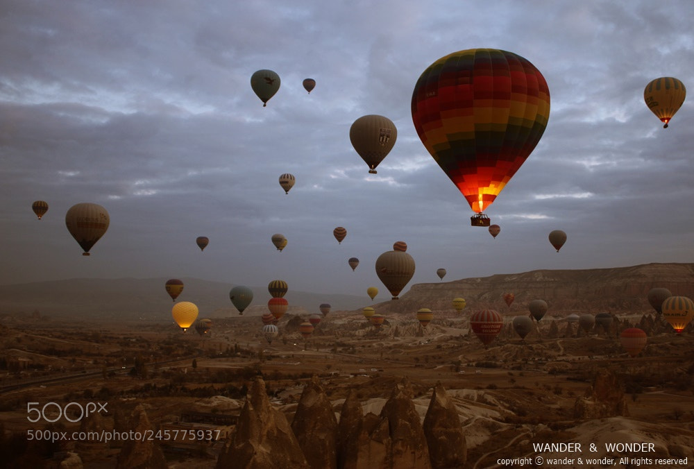 Canon EF-S 18-55mm F3.5-5.6 IS sample photo. Cappadocia / turkey photography
