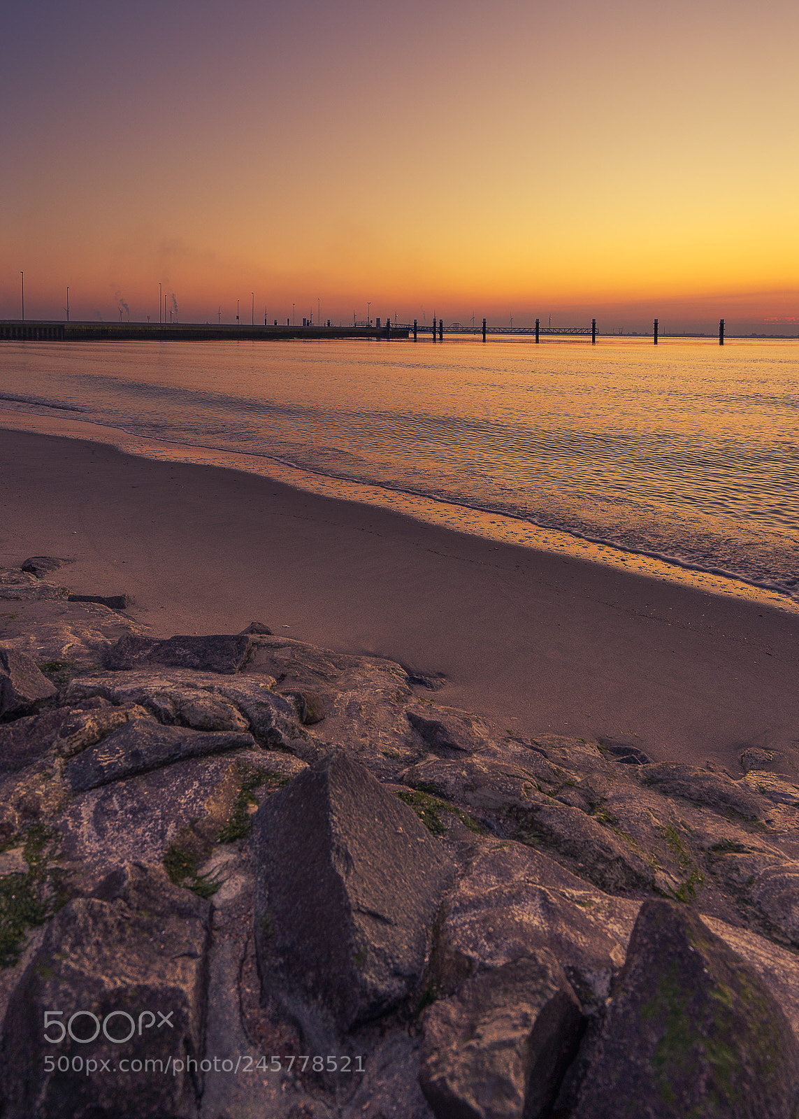 Sony a7 II sample photo. Emden knock sunset photography