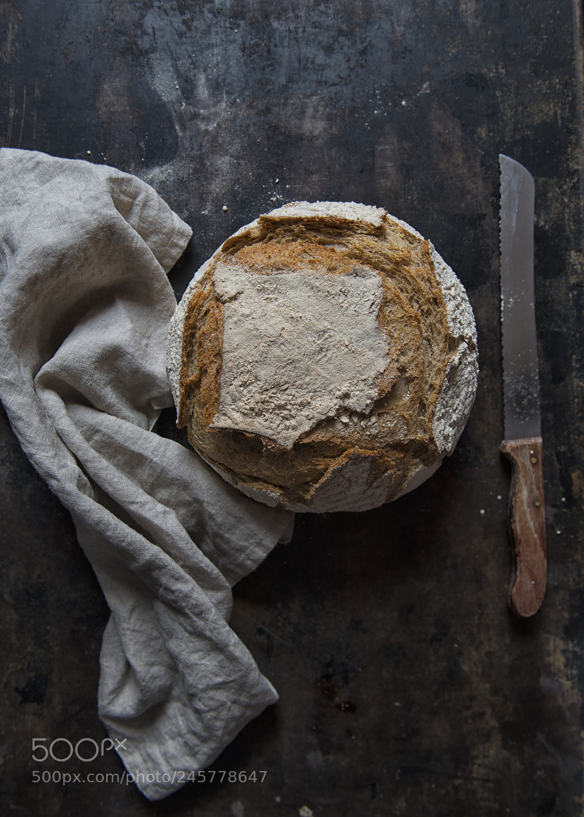 Nikon D800 sample photo. Homemade bread photography