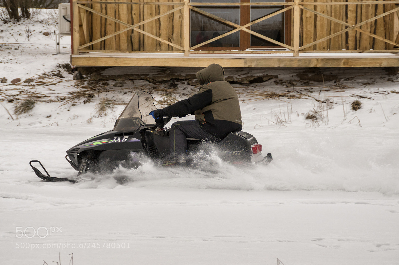 Sony ILCA-77M2 sample photo. Snow bike photography