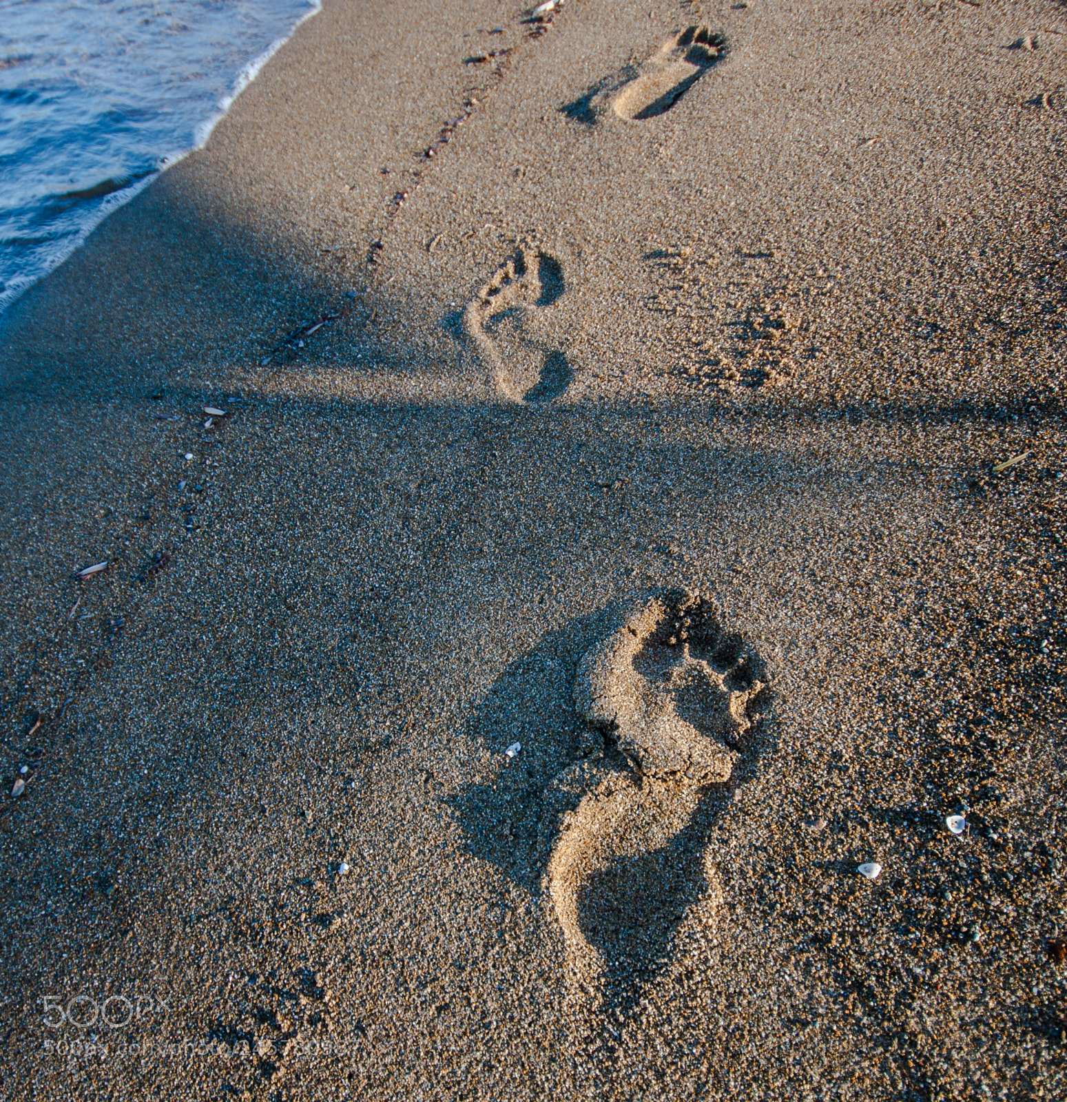 Canon EOS 40D sample photo. Foot prints in the photography