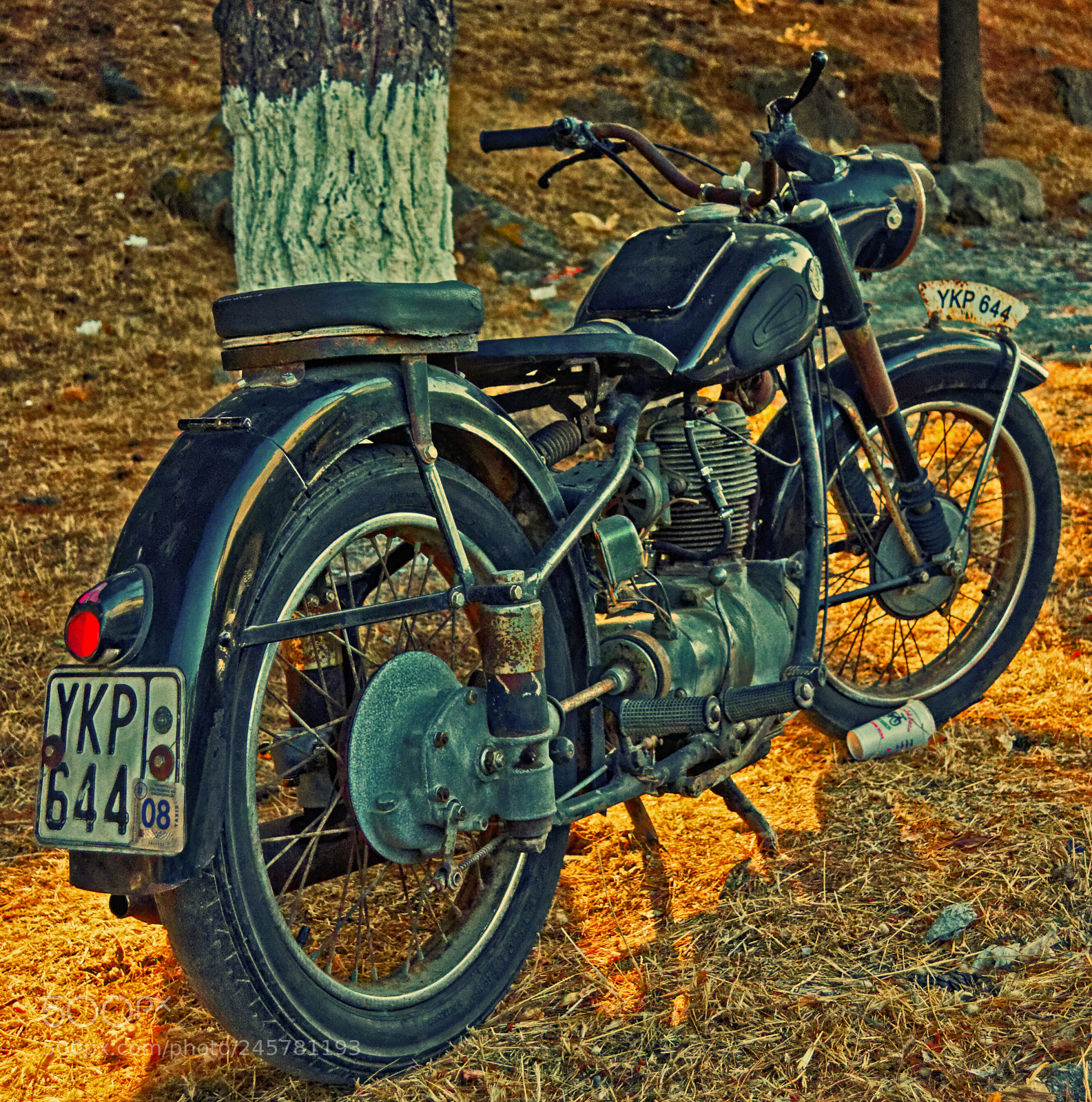 Canon EOS 40D sample photo. Motorcycle ( lemnos greece) photography