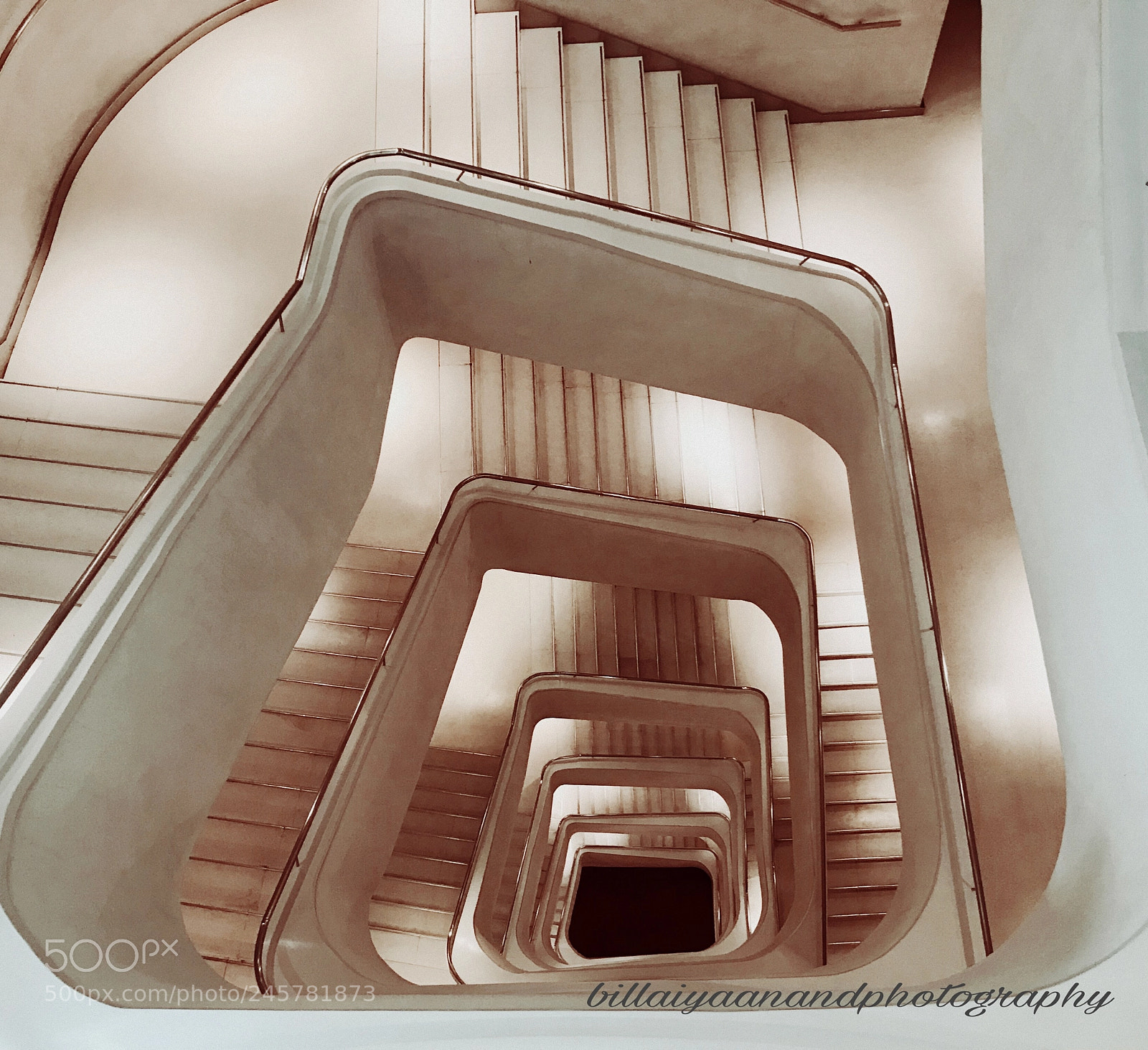 Apple iPhone 7 sample photo. Stairs at beautiful caixa photography