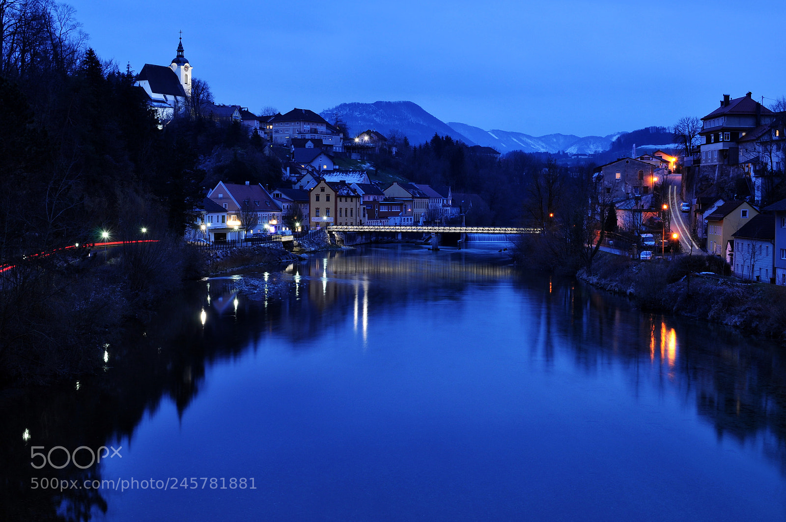 Nikon D90 sample photo. Blue hour #1 photography