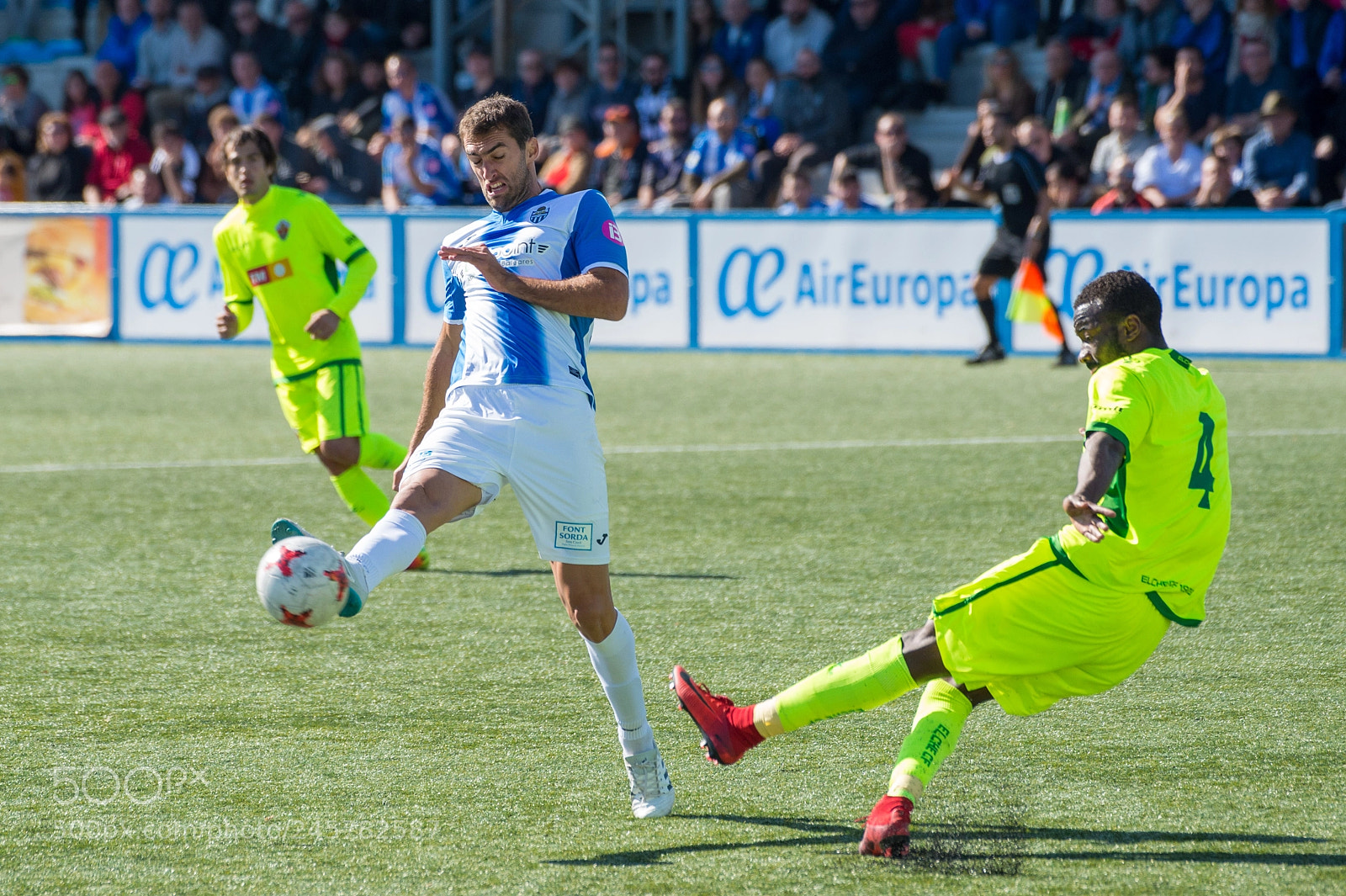 Nikon D4 sample photo. Atletico baleares vs. elche photography