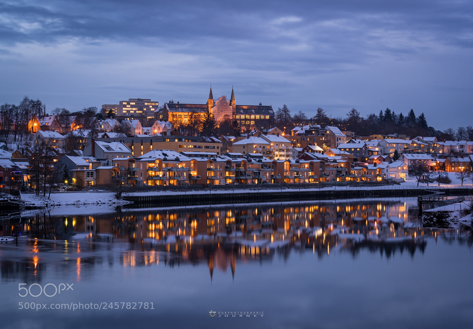 Sony a7R II sample photo. Trondheim city view photography
