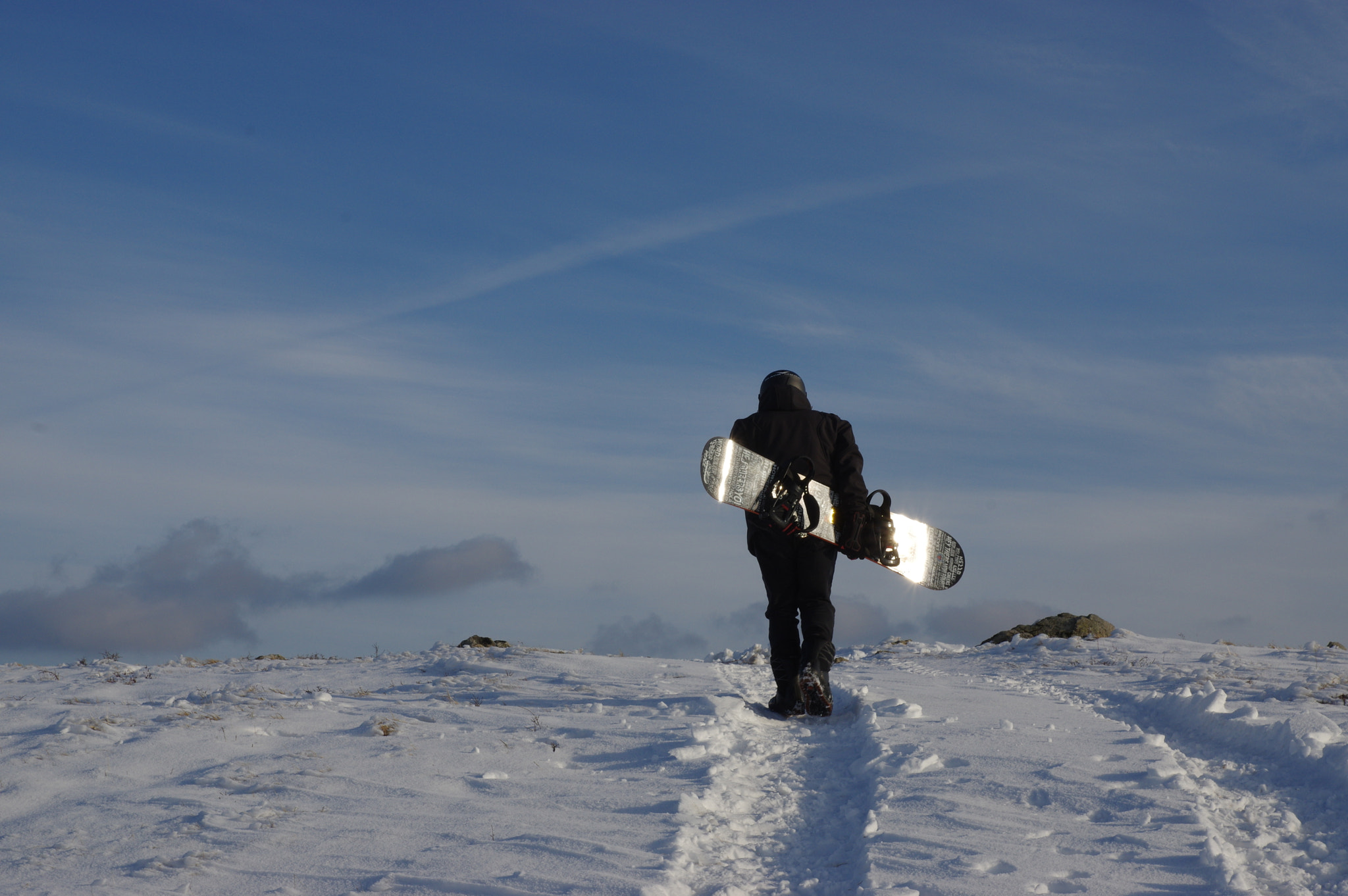 Pentax K-3 sample photo. Snowboarder photography