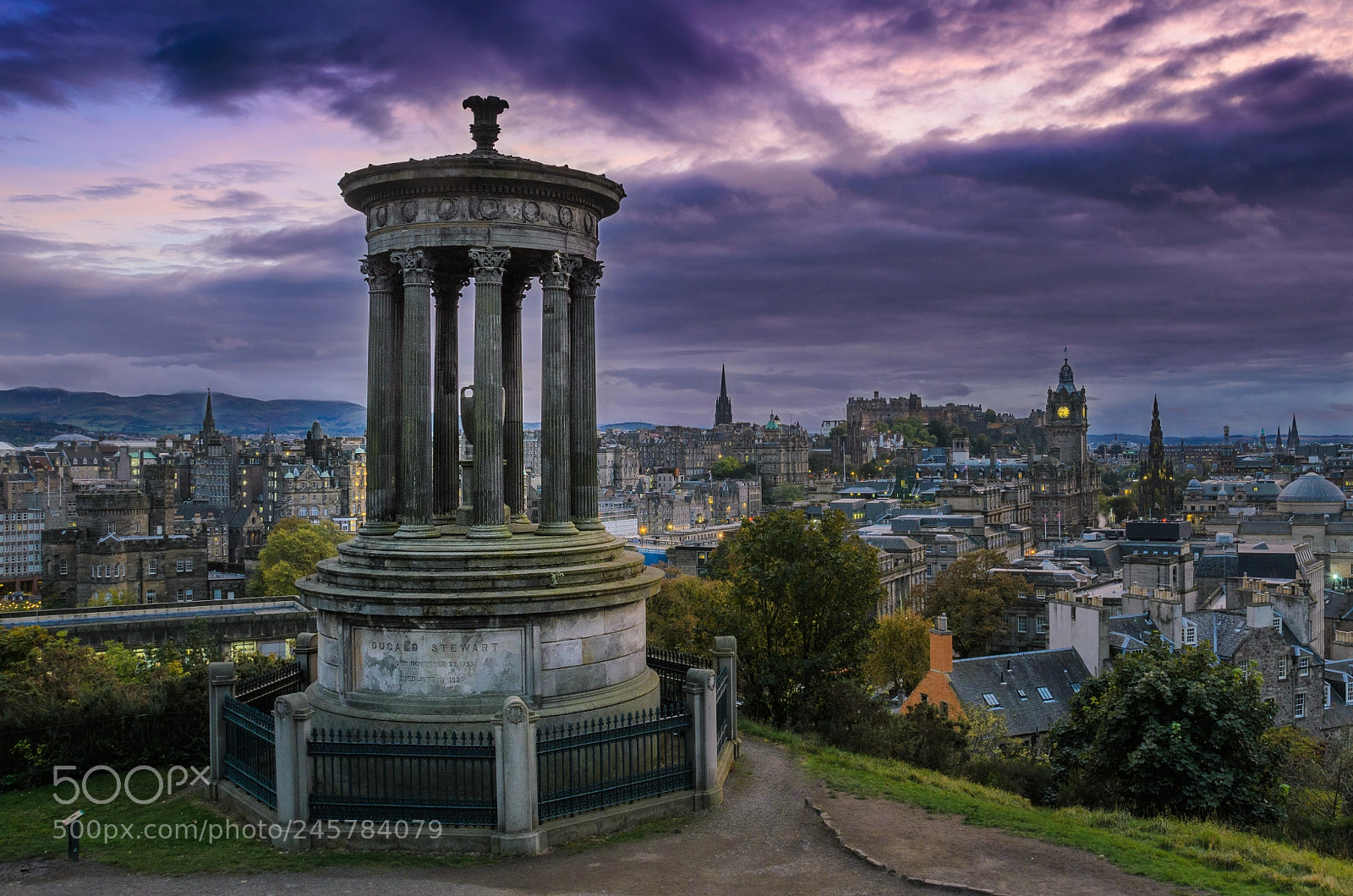 Nikon D5100 sample photo. Evening view from calton photography