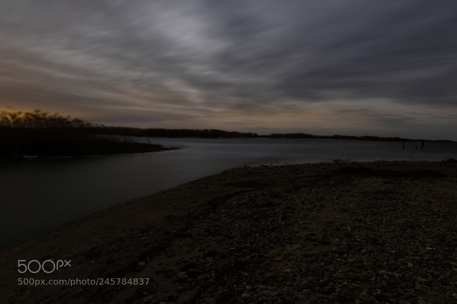 Fujifilm X-T20 sample photo. Night oceanside inlet photography