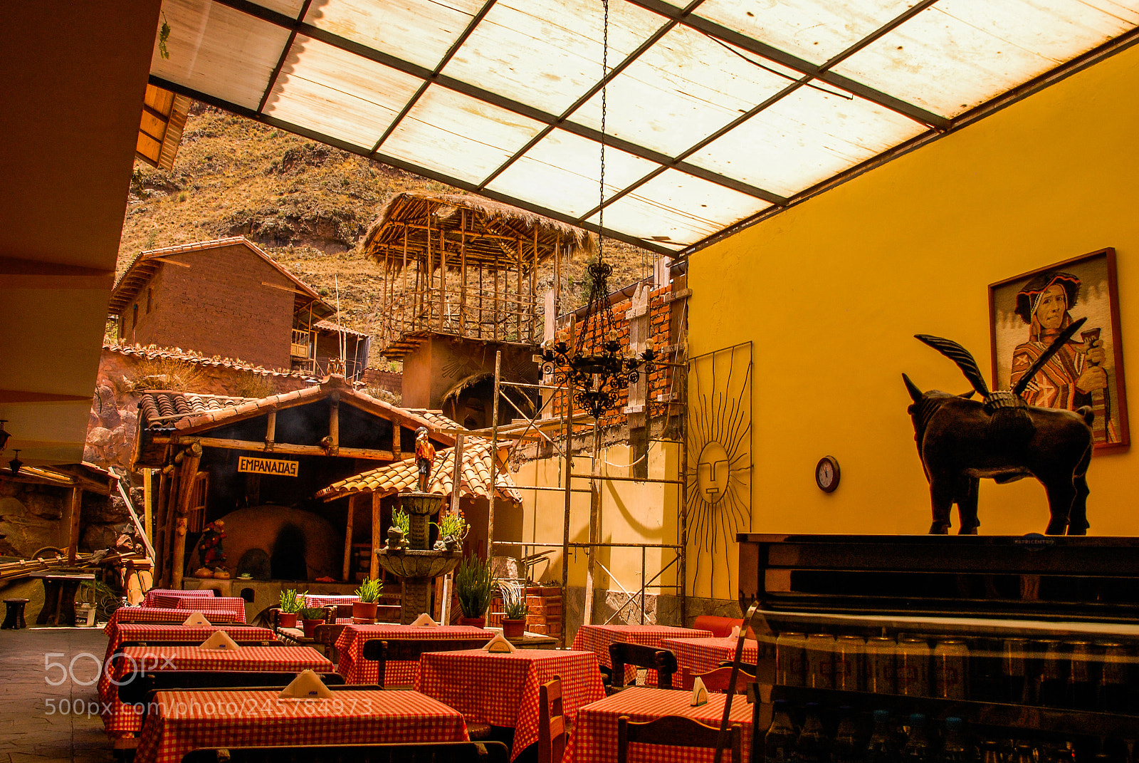 Nikon D80 sample photo. Peruvian restaurant photography